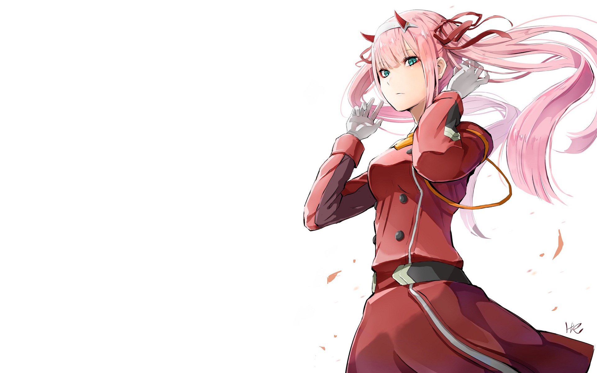 Zero Two Darling In The FranXX Code 002 Pink Hair Darling In The FranXX Long Hair Anime 1922x1200