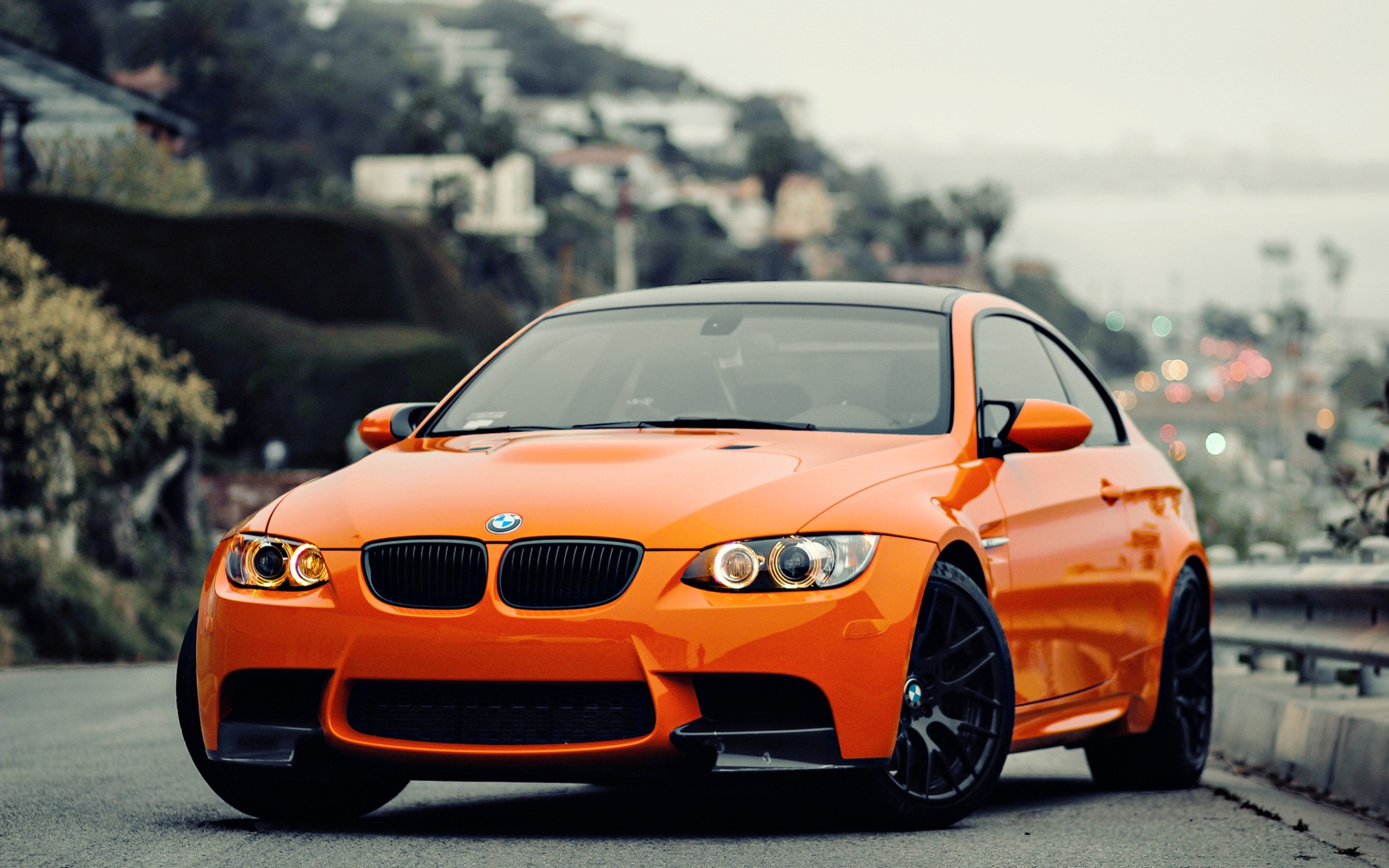 Orange BMW Car BMW M3 GTS BMW E92 BMW 3 Series 2560x1600