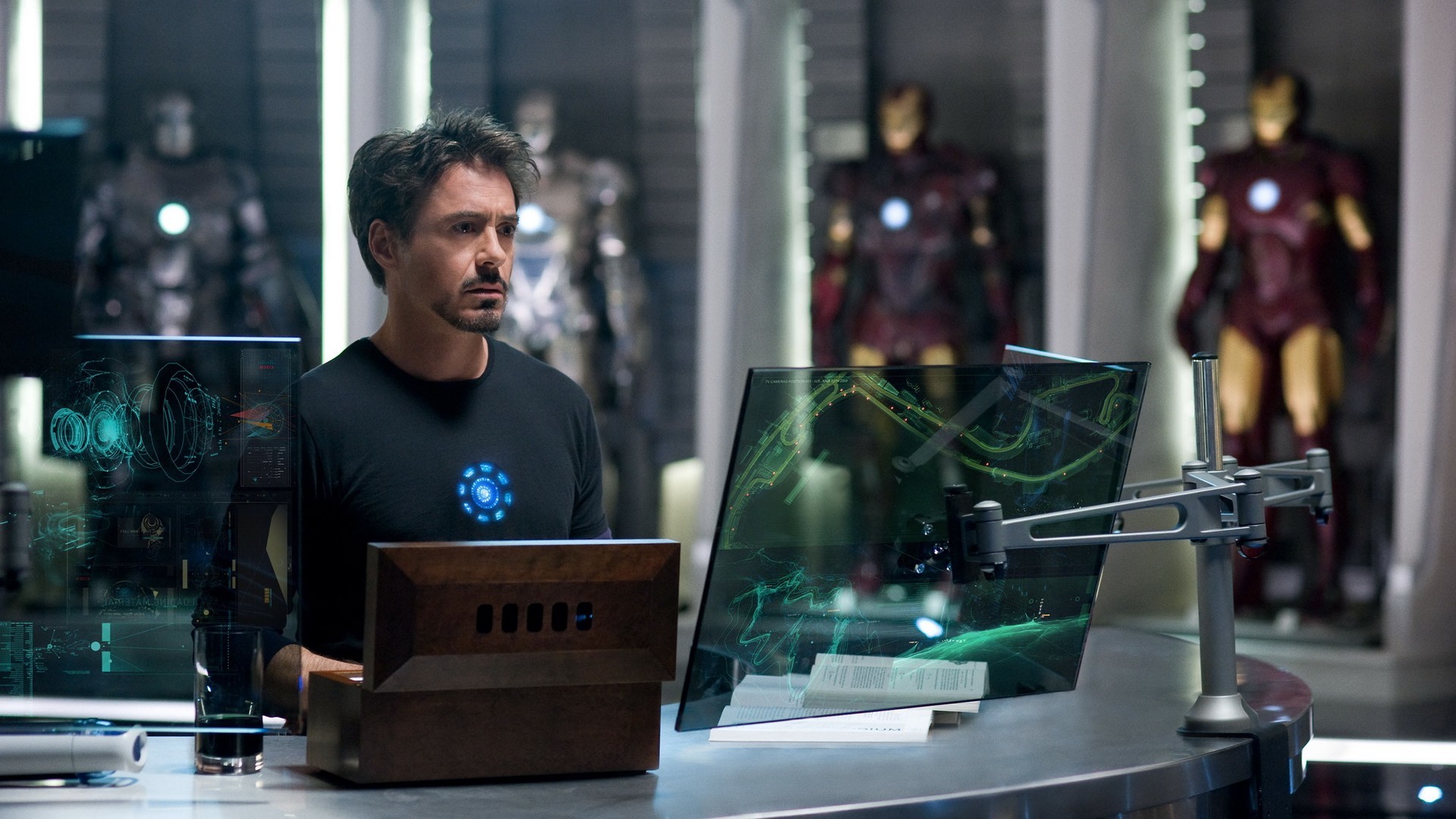 Iron Man 2 Tony Stark Robert Downey Jr Iron Man 1920x1080