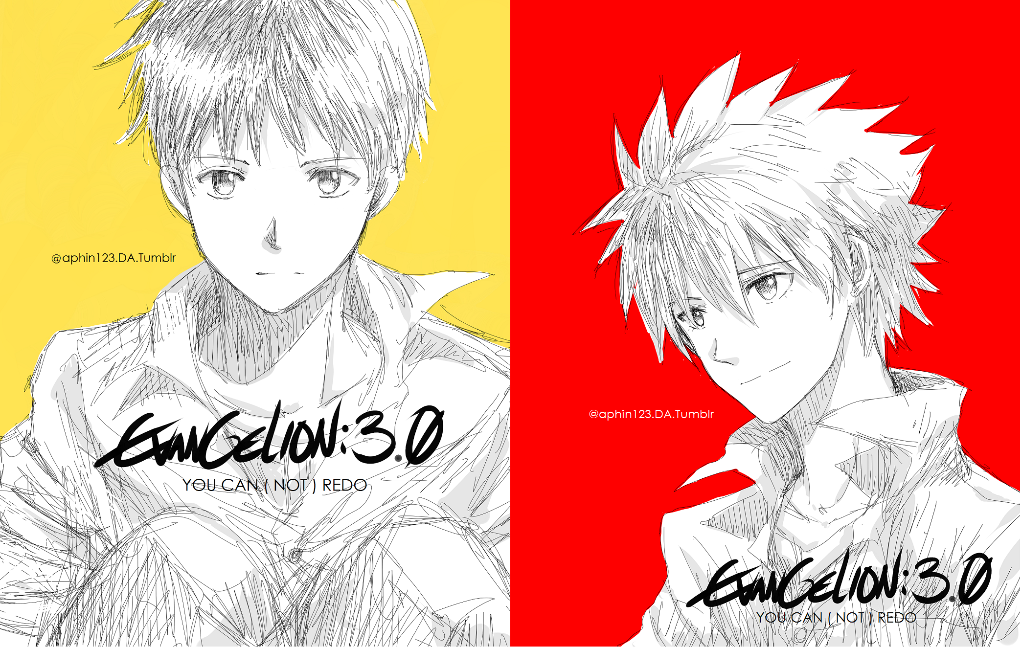 Neon Genesis Evangelion Anime Boys Ikari Shinji Nagisa Kaworu Manga Rebuild Of Evangelion 2089x1325