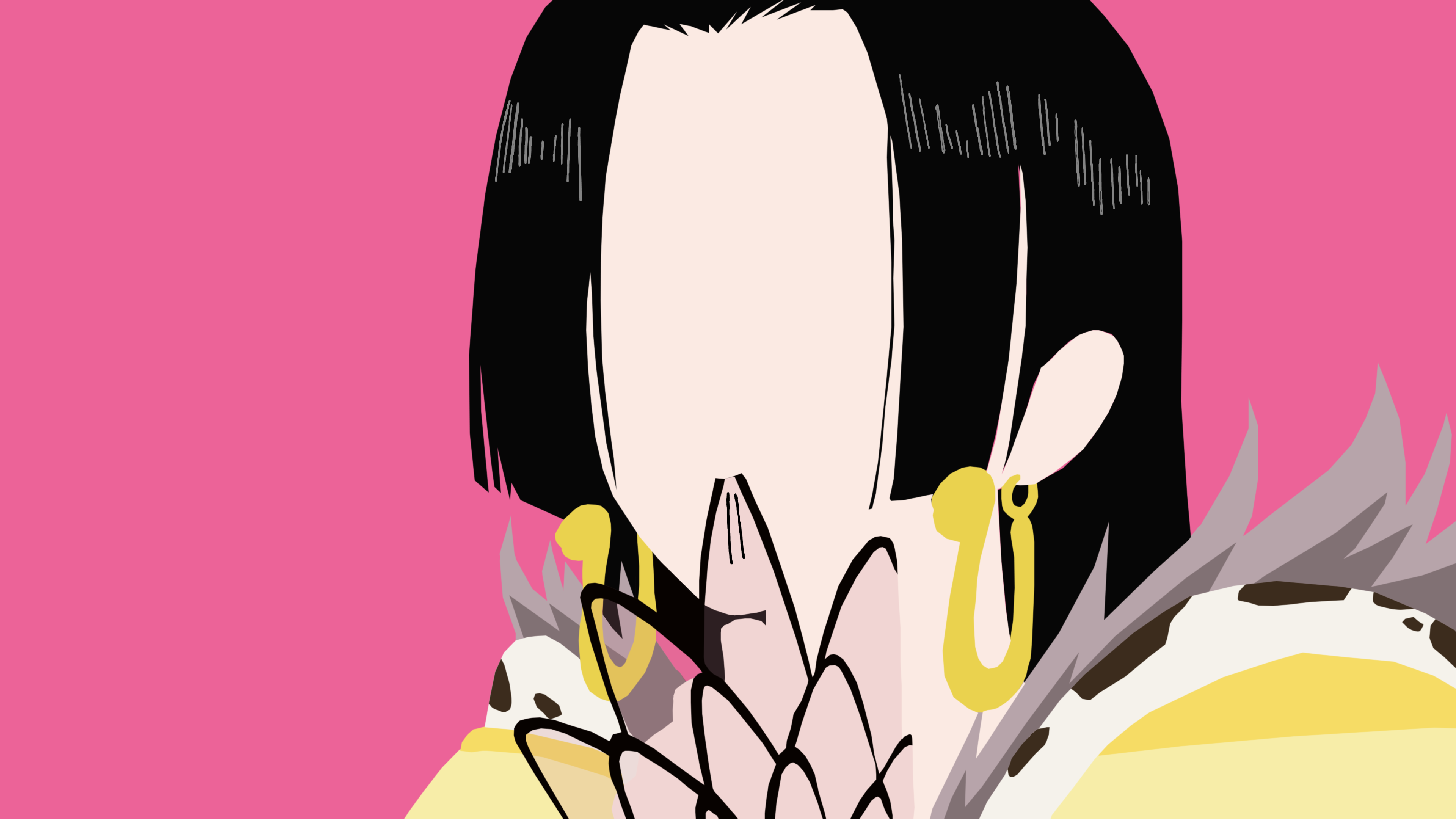 Boa Hancock One Piece Minimalist Wallpaper Resolution3840x2160 Id534117 