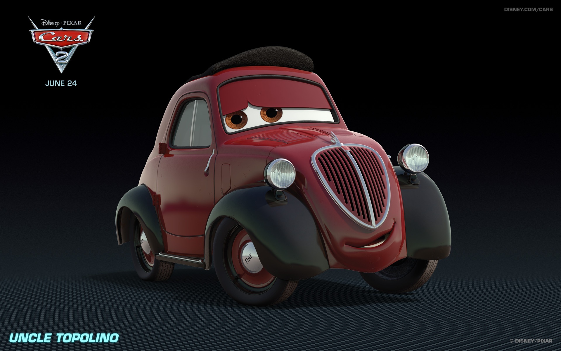 Fiat Disney Pixar Car 1920x1200