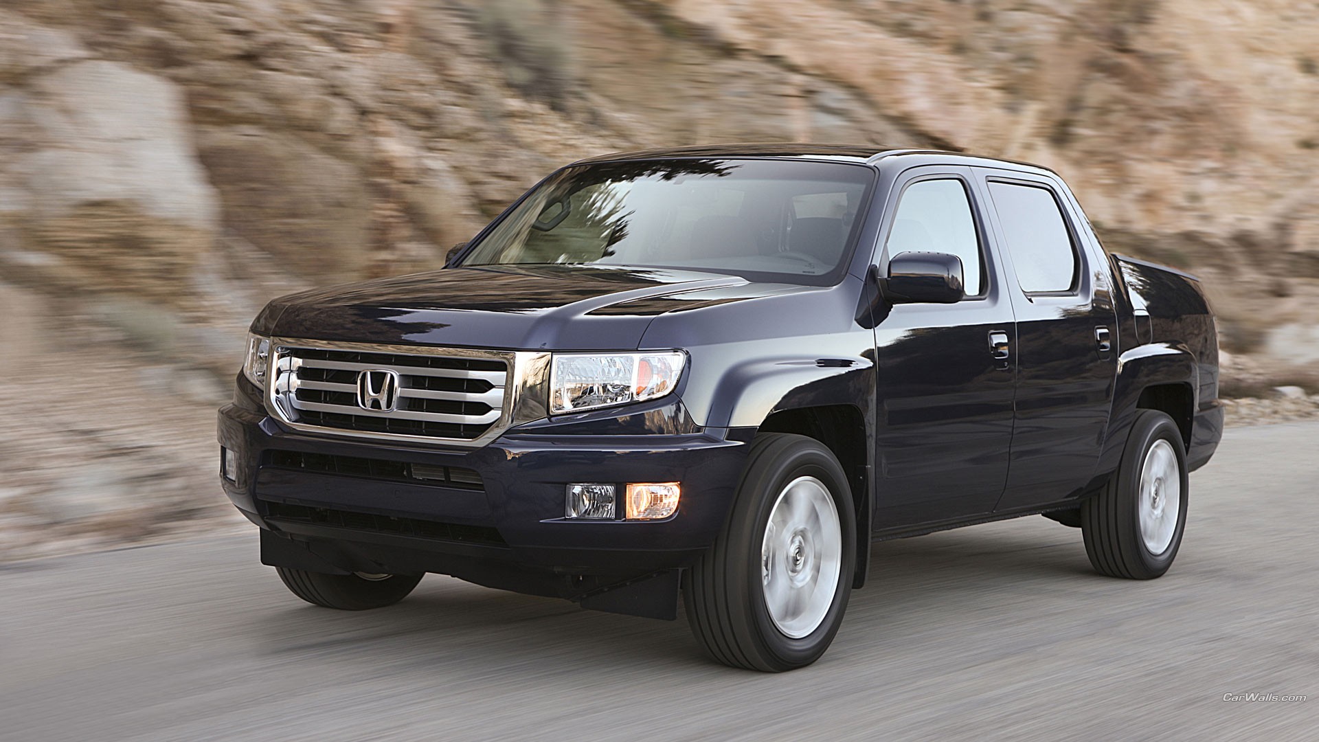 Honda Ridgeline Car Blue Cars Pickup Trucks Honda 1920x1080