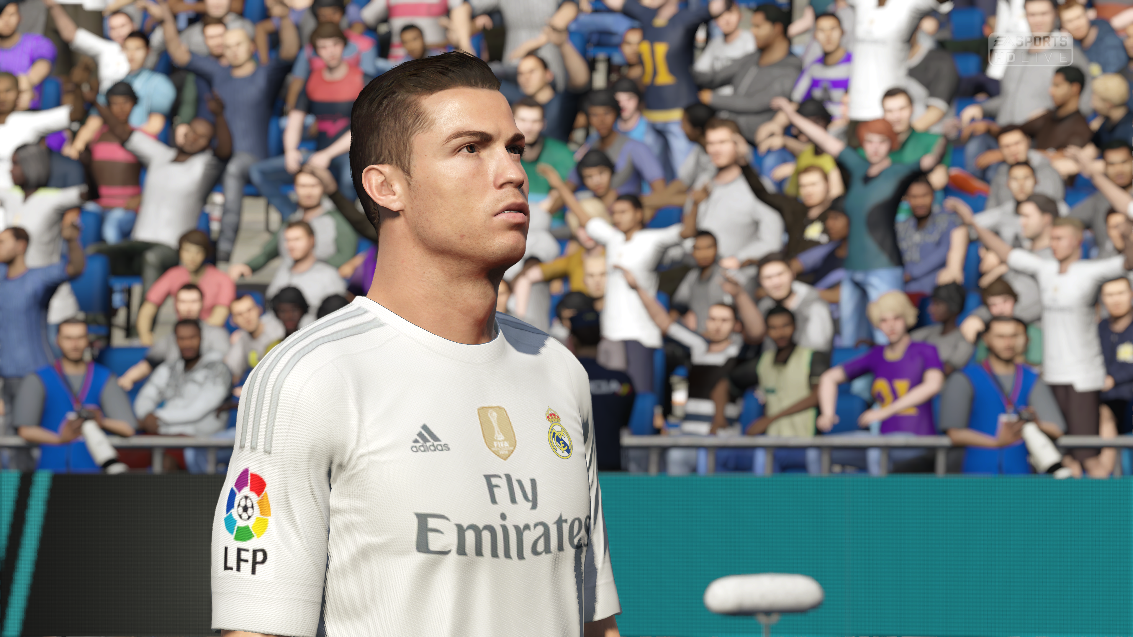 Cristiano Ronaldo Footballers Video Games Ball Soccer FiFA 16 3840x2160