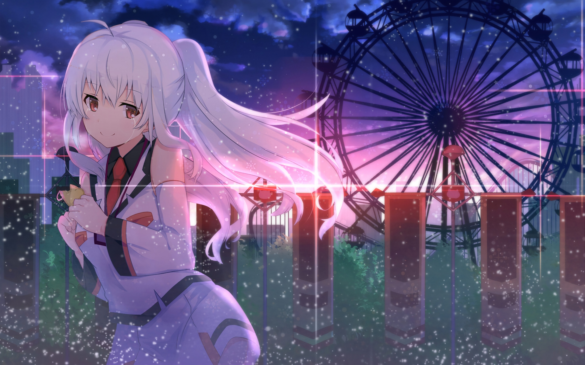 Anime Anime Girls Plastic Memories Isla Plastic Memories Long Hair Smiling 1920x1200