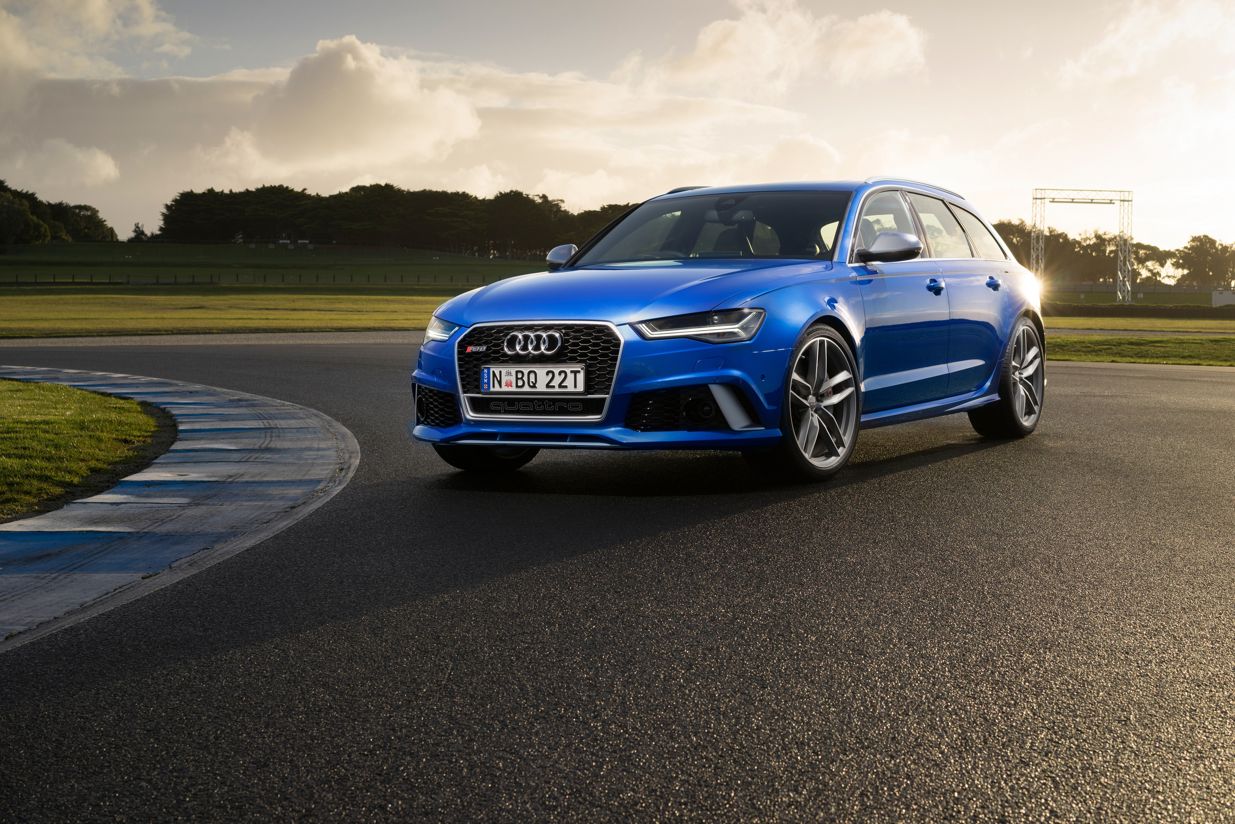 Audi RS6 Audi Blue Car Sport Car Luxury Car Car Vehicle 4096x2734