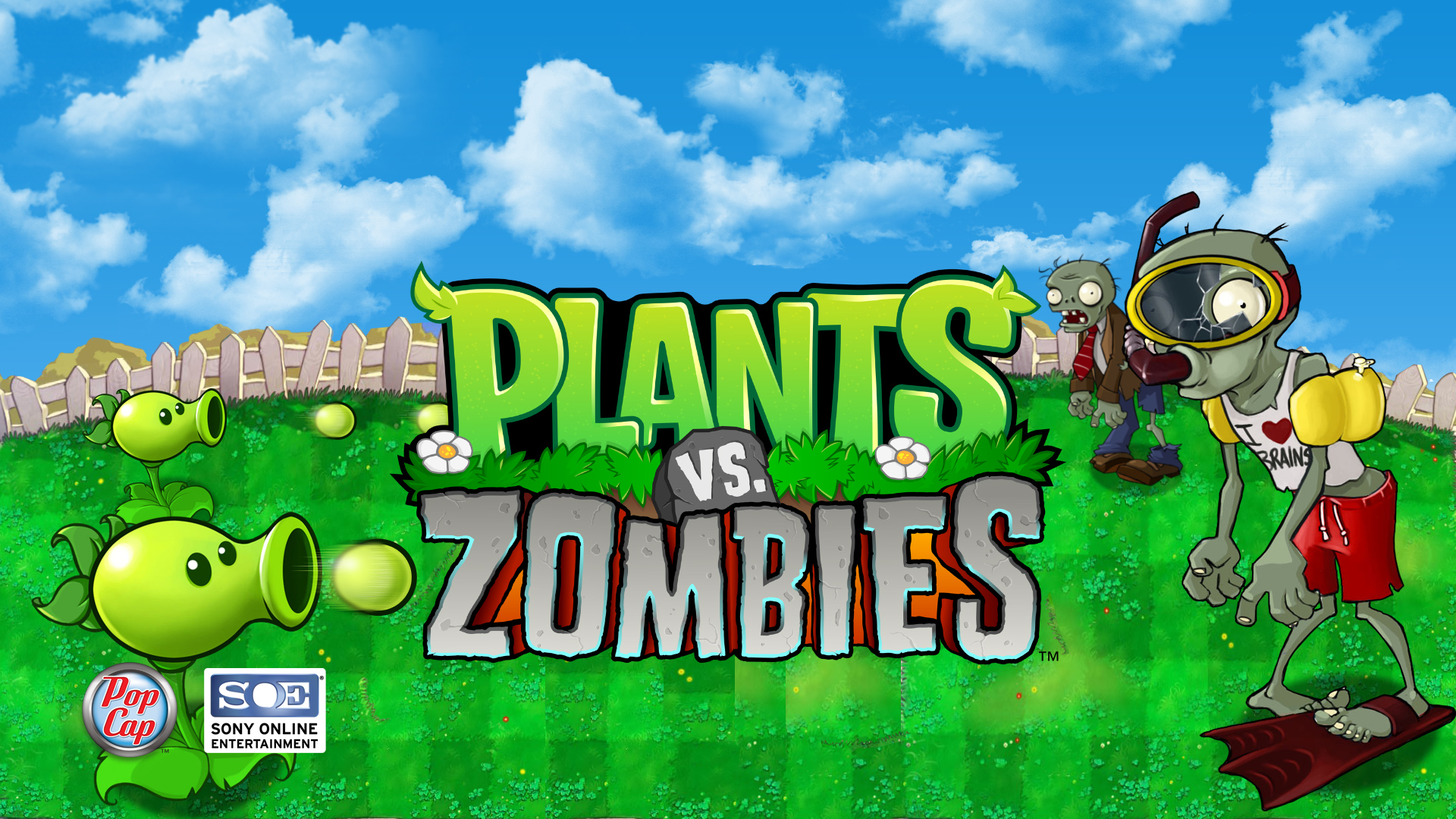 Video Game Plants Vs Zombies 1920x1080