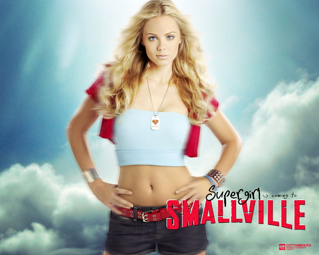 Laura Vandervoort Smallville TV Supergirl Women 1280x1024