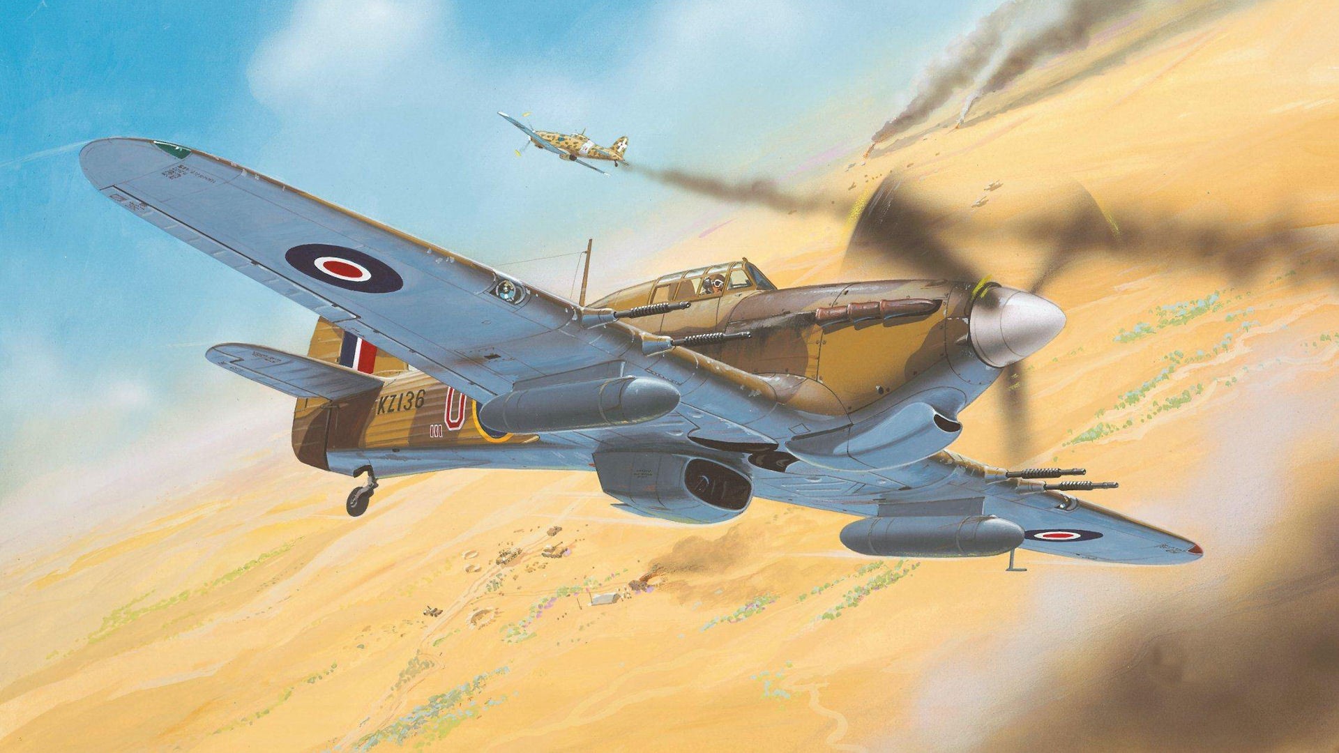 Military Hawker Hurricane 1920x1080