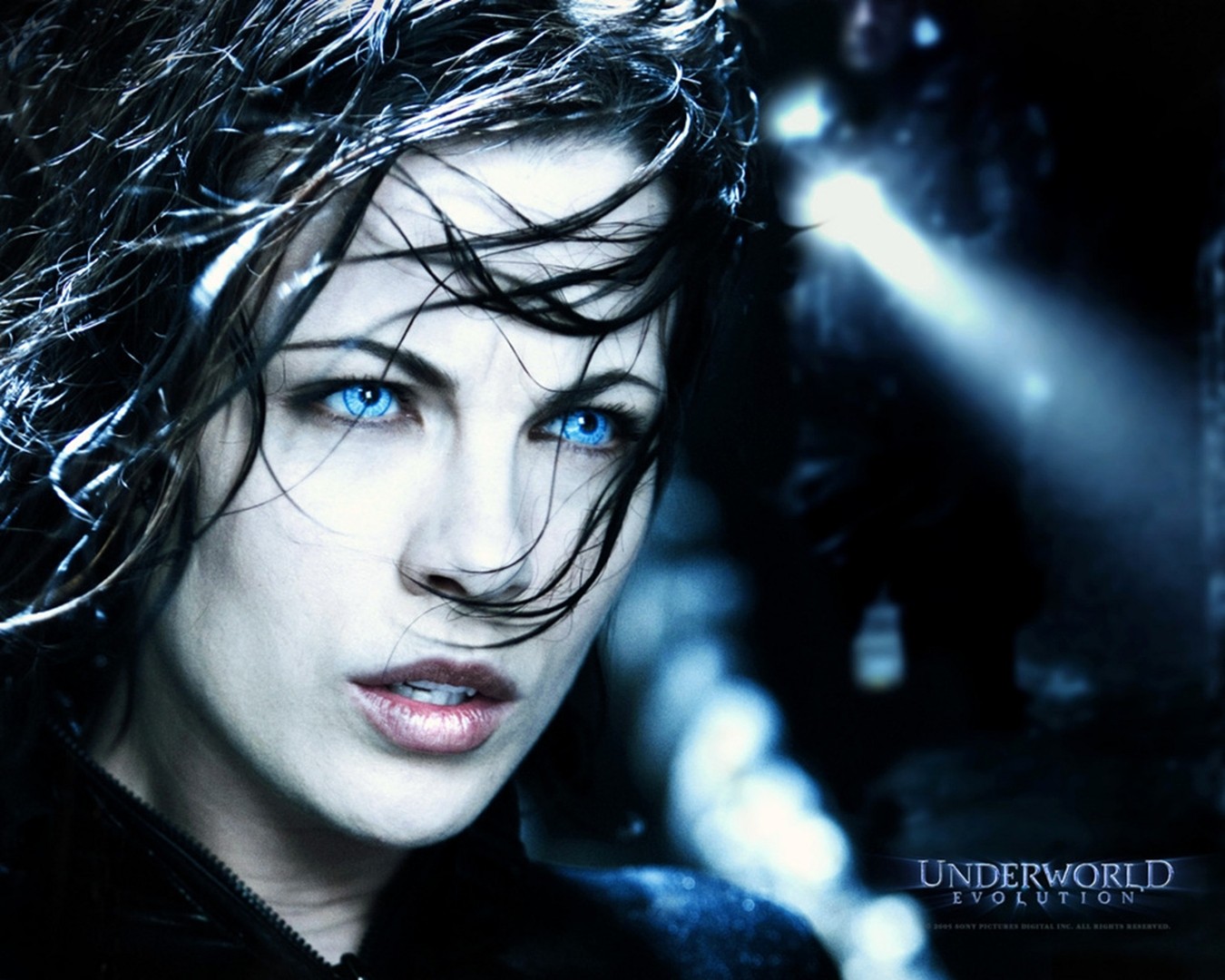 Underworld Selene Movie Characters Kate Beckinsale Movie Poster Blue Eyes 1350x1080
