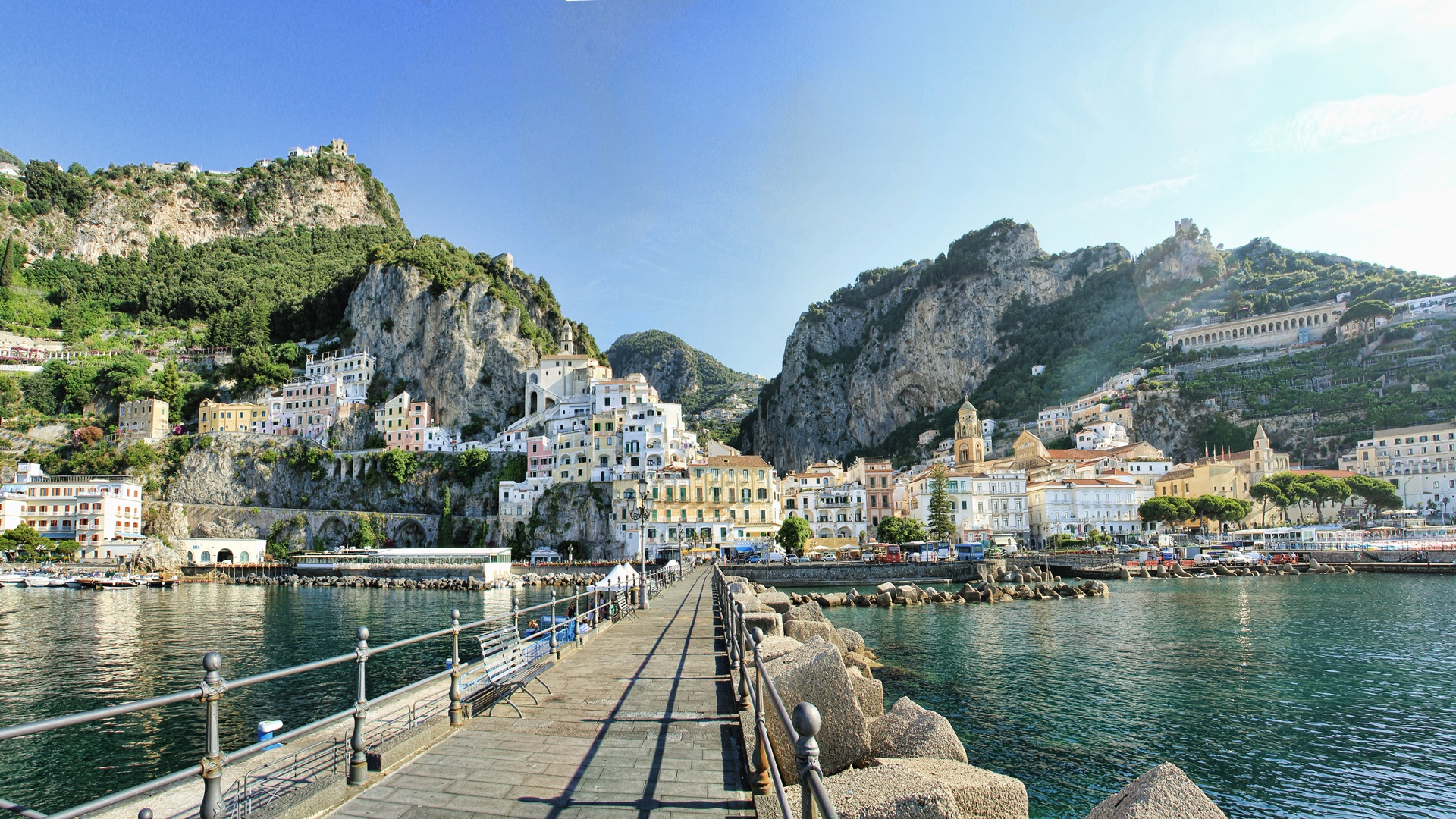 Campania Landscape Italy City 1920x1080