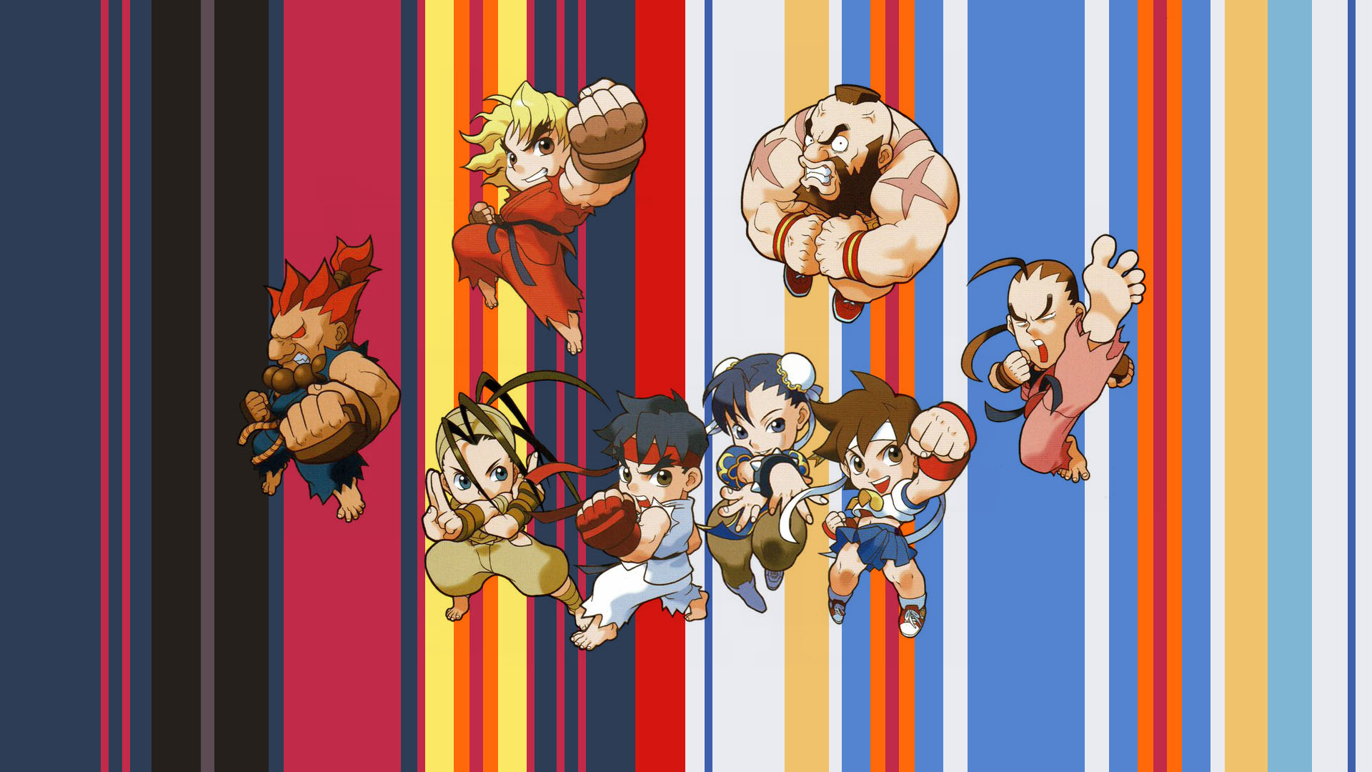 Street Fighter Game Art Ryu Street Fighter Chun Li Sakura Street Fighter Dan Street Fighter Ibuki St 1920x1080