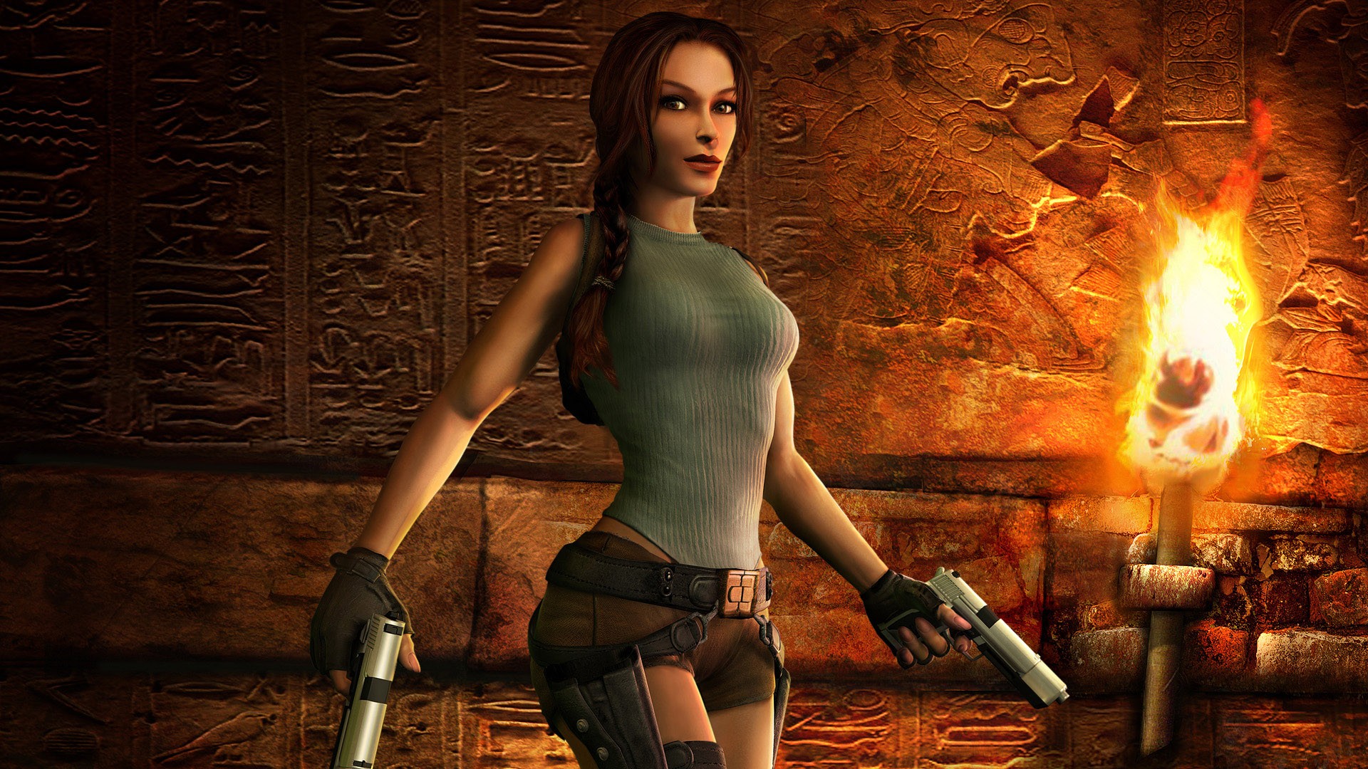 Tomb Raider Lara Croft Video Games Tomb Raider Anniversary 1920x1080