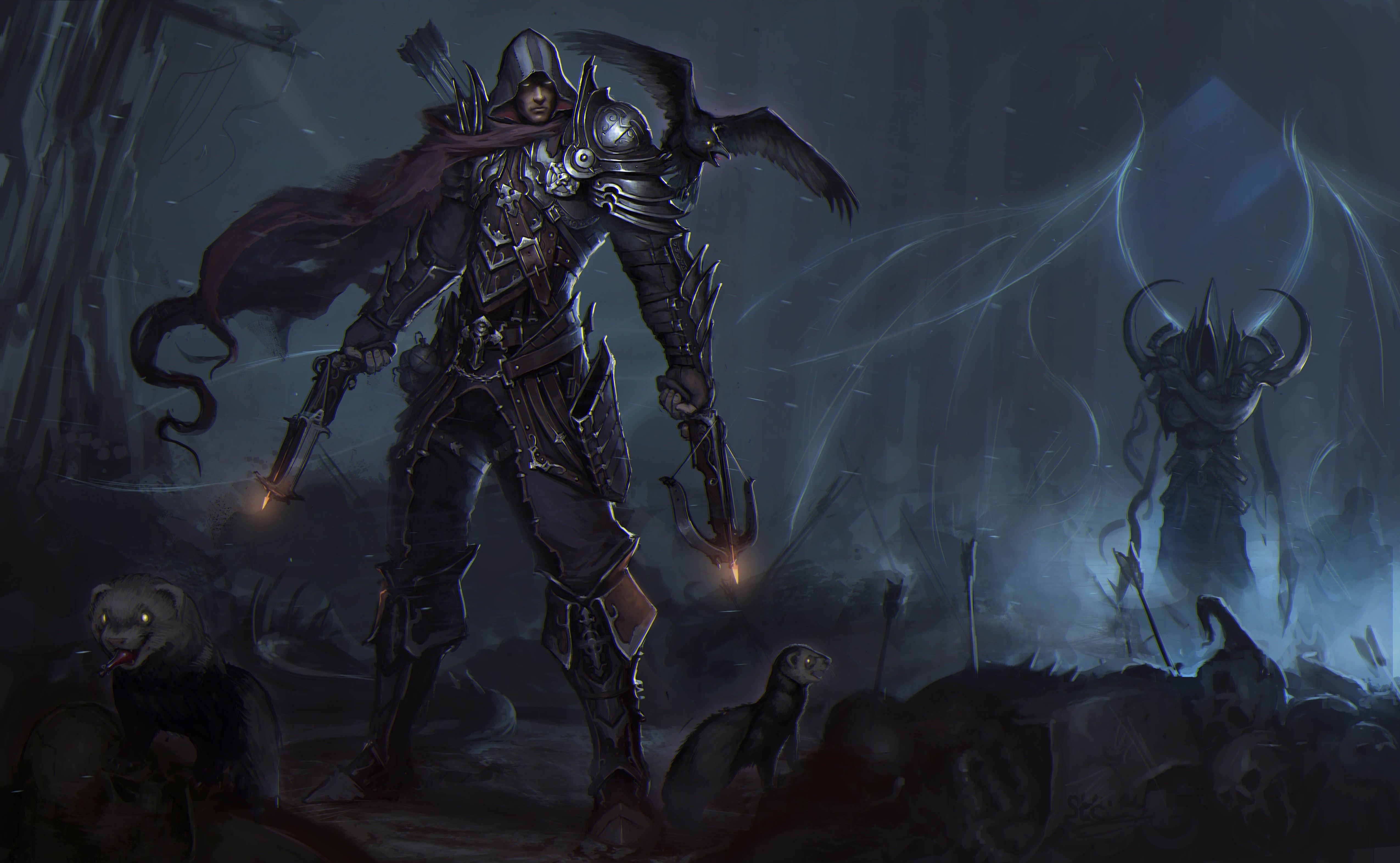 Diablo Iii Diablo 3 Reaper Of Souls Video Game Art Video Games PC Gaming Fantasy Art 5100x3146