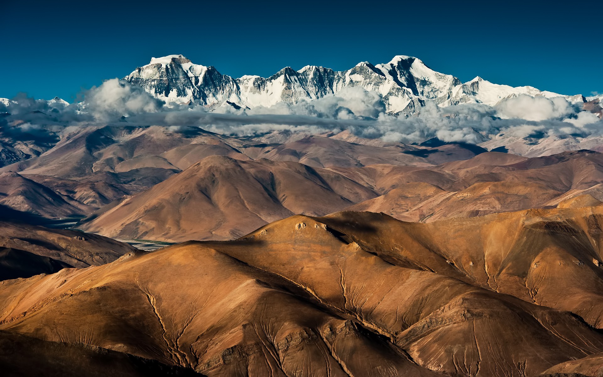 Landscape Nature Mountains Snowy Mountain Himalayas 1920x1200