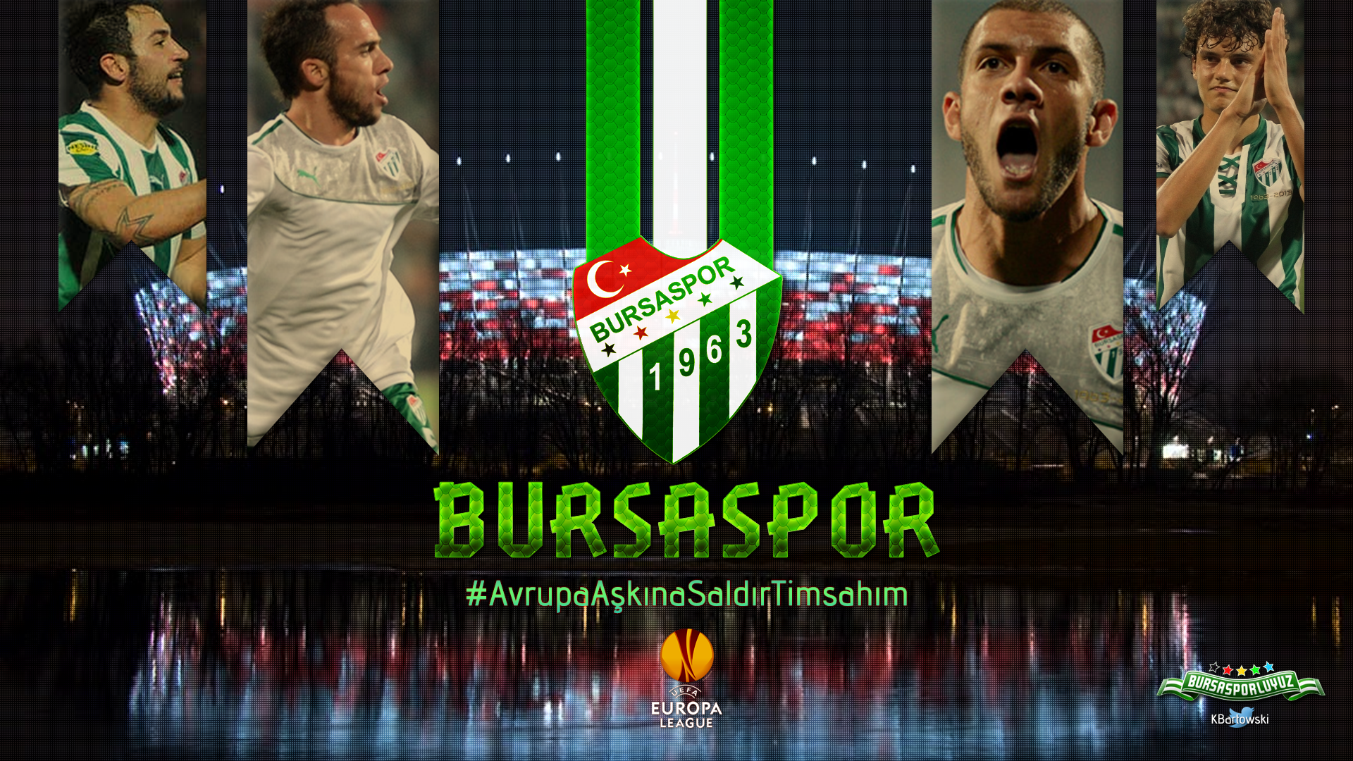 Bursaspor UEFA Turkey Soccer Pitches Soccer Collage Sport Men Sports 1920x1080