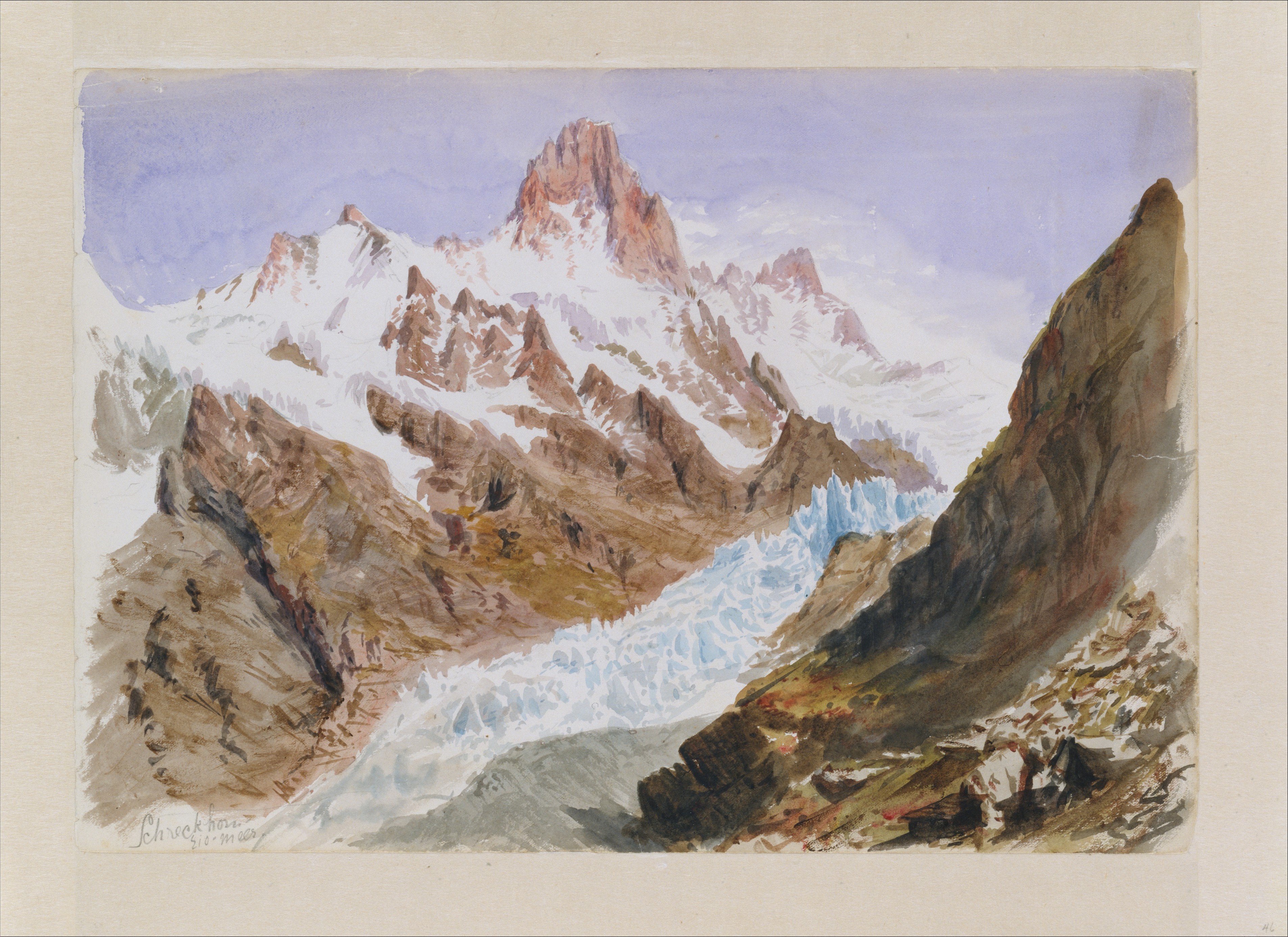 John Singer Sargent Classic Art Mountains Nature Painting 3811x2773
