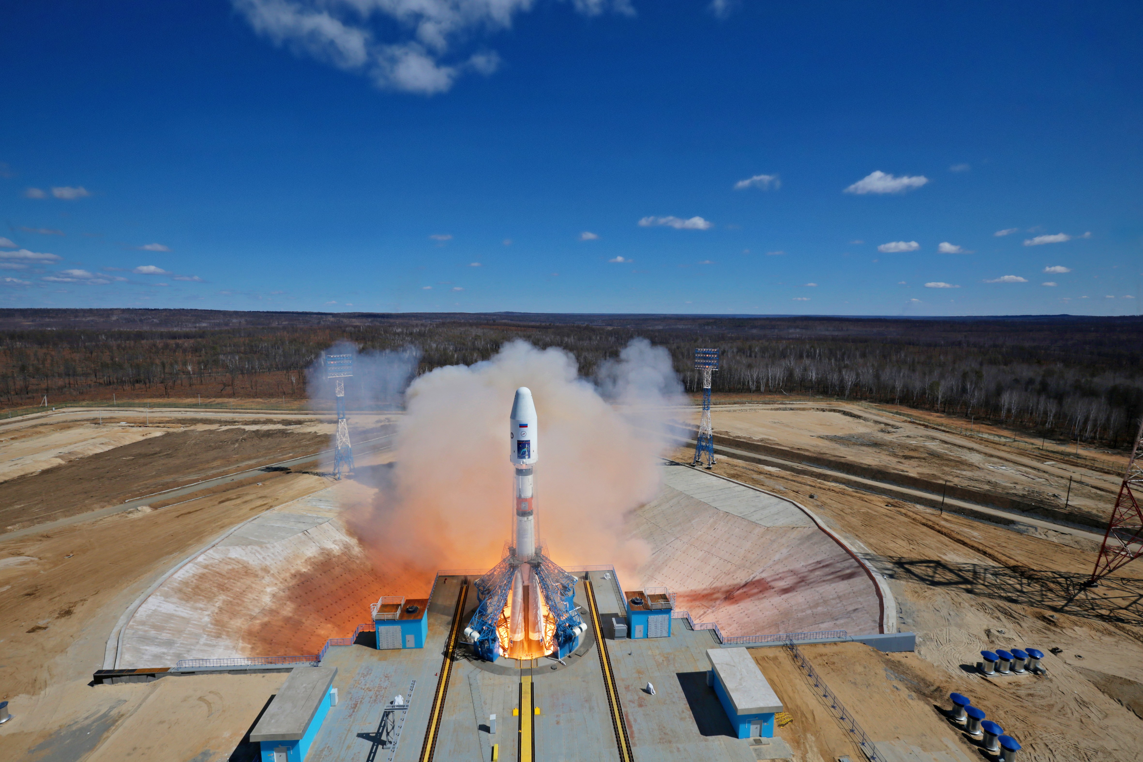 Roscosmos Vostochny Cosmodrome Soyuz 4724x3150