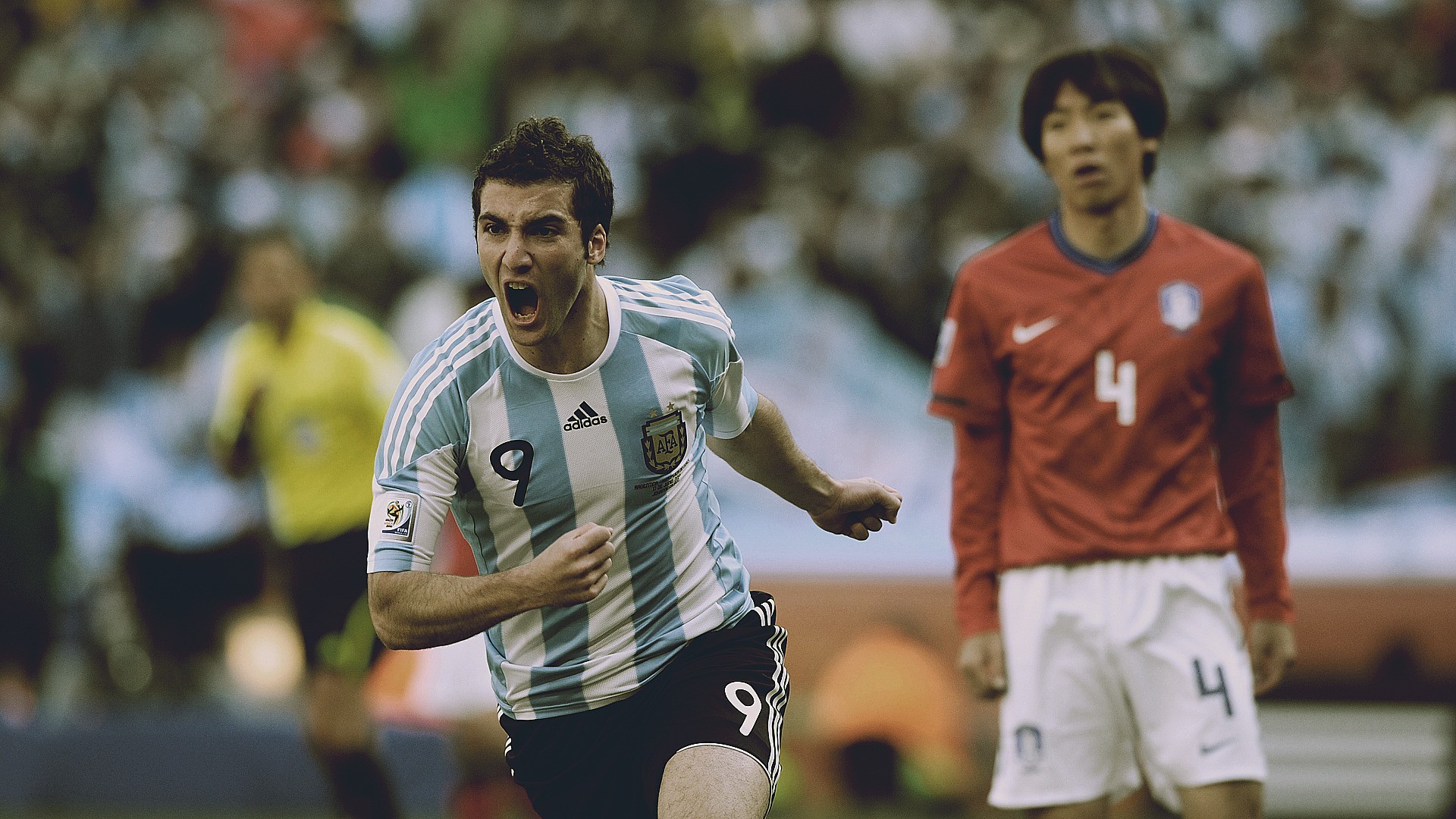 Soccer Argentina Gonzalo Higuain Footballers Men Open Mouth Sport Sports 1920x1080