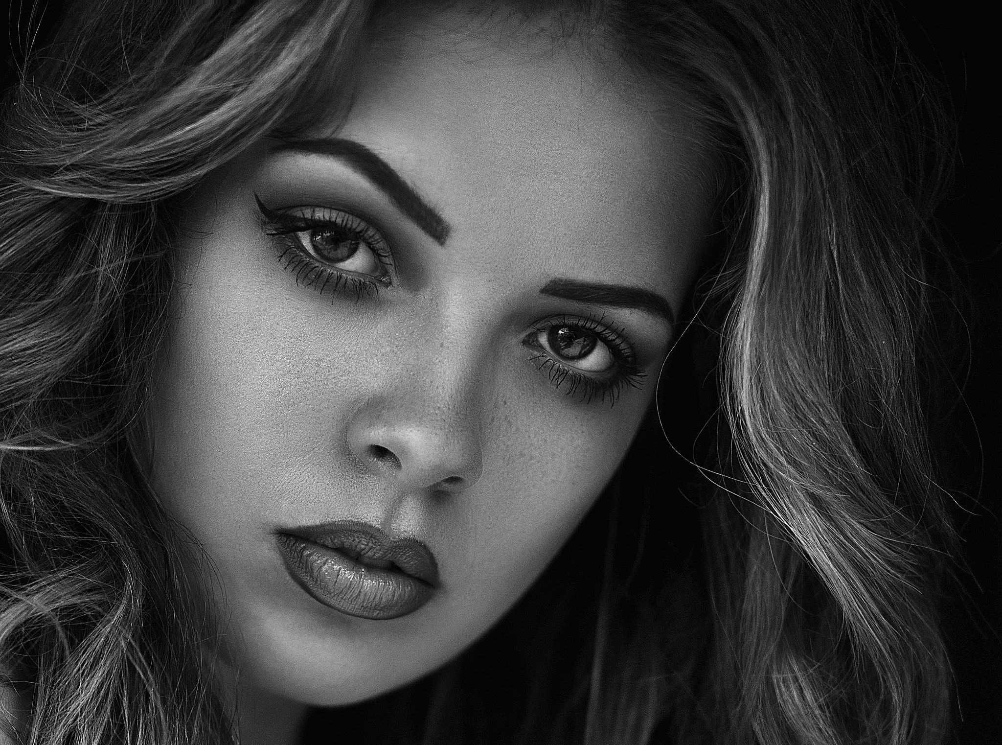 Tonny Jorgensen Portrait Face Women Model 500px 2048x1522