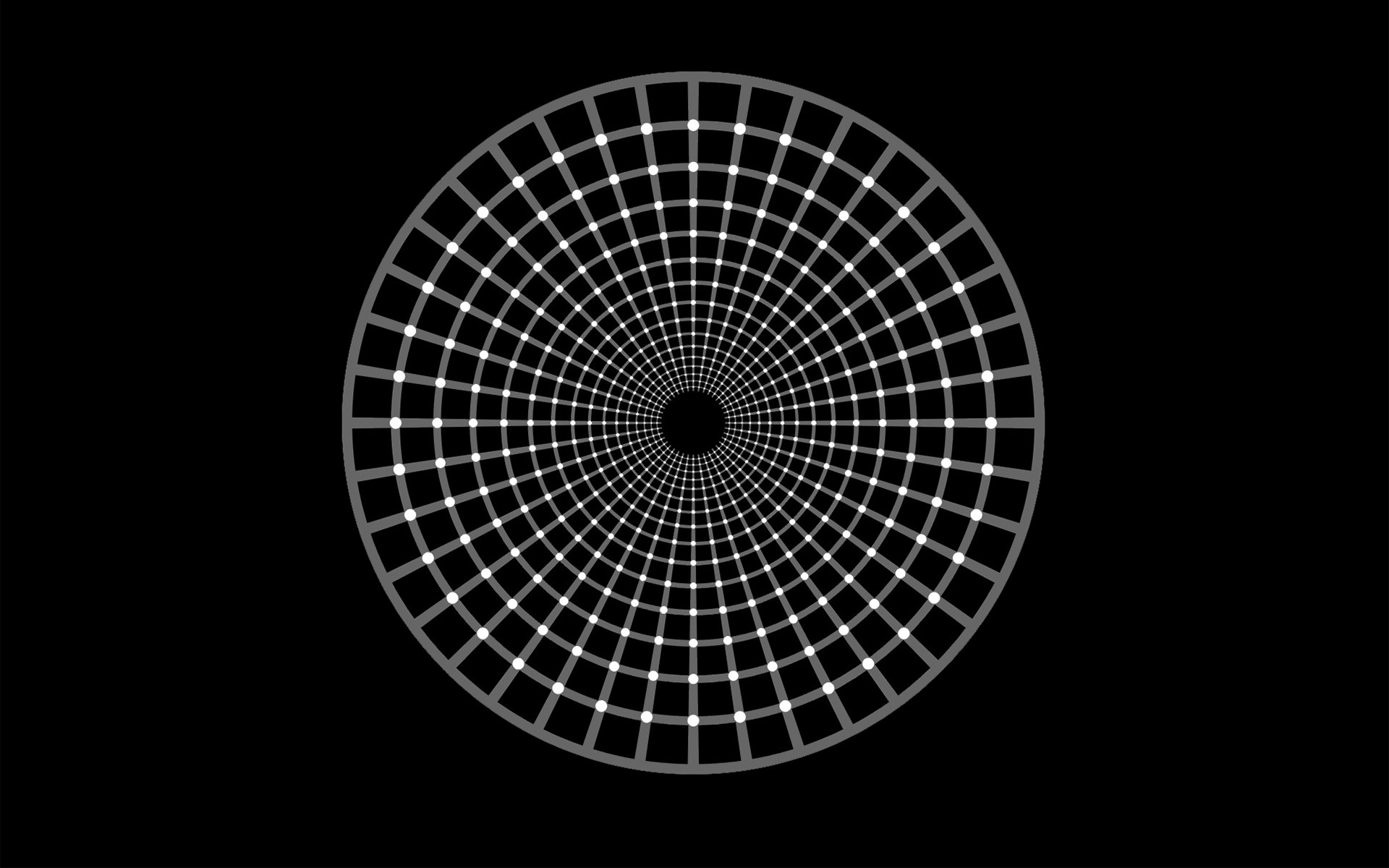 Vortex Optical Illusion Simple Background 1920x1200