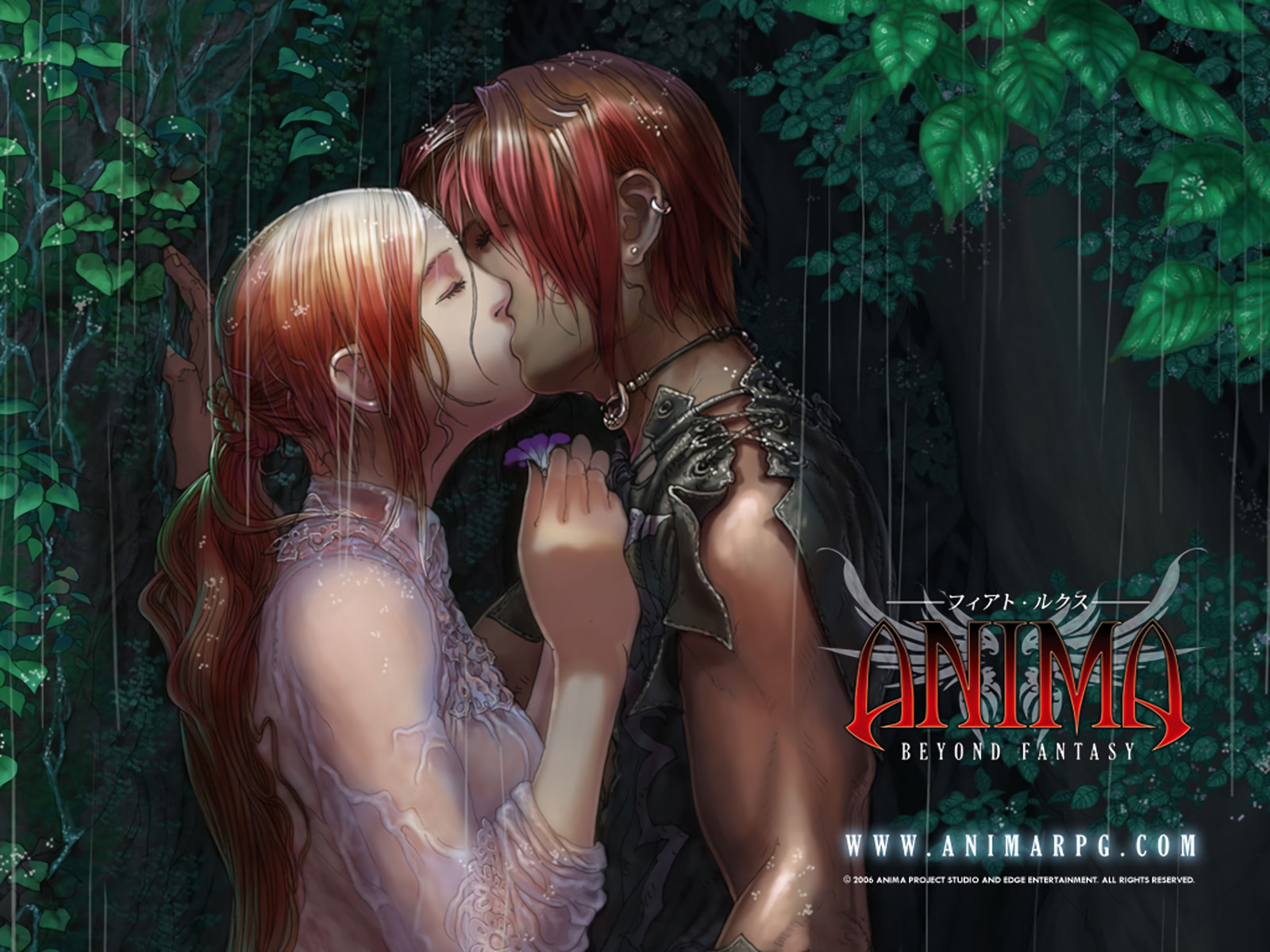 Couple Romantic Anima Video Game 1600x1200