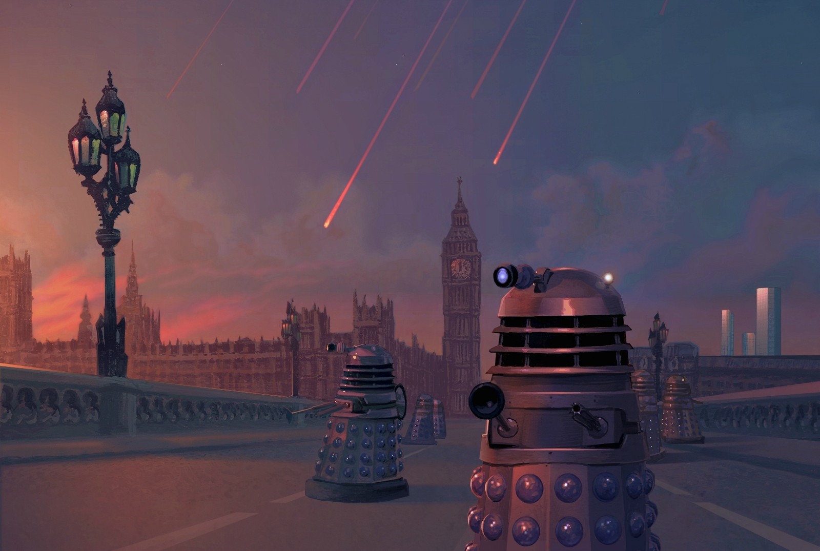 Daleks Doctor Who Science Fiction TV 1600x1075