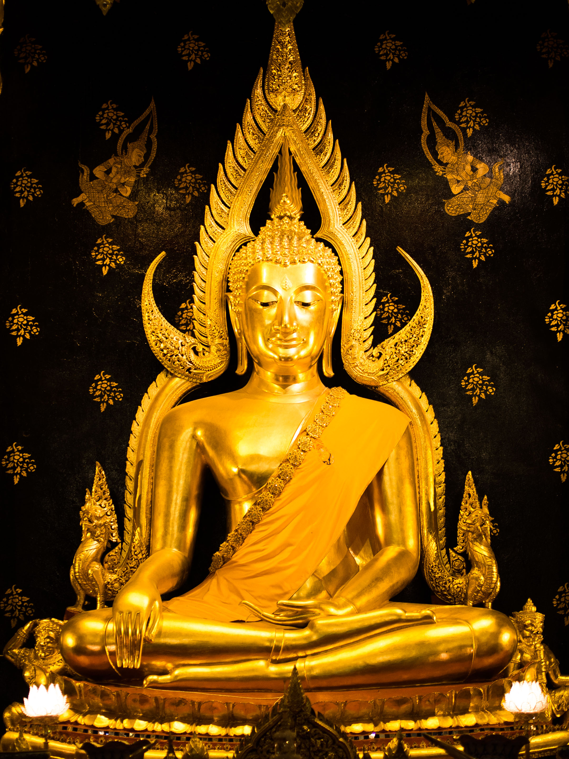 Buddha Thailand Buddhism Gold Meditation 2160x2880
