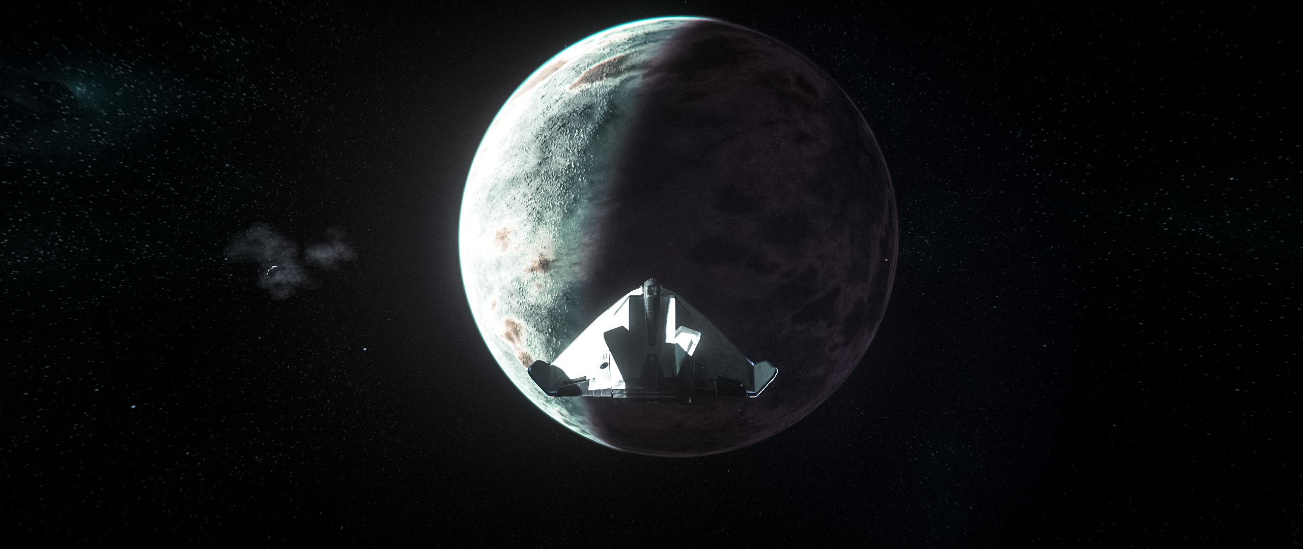 Star Citizen Ultrawide Ultra Settings Screen Shot Space Planet Spaceship Avenger Titan 2560x1080