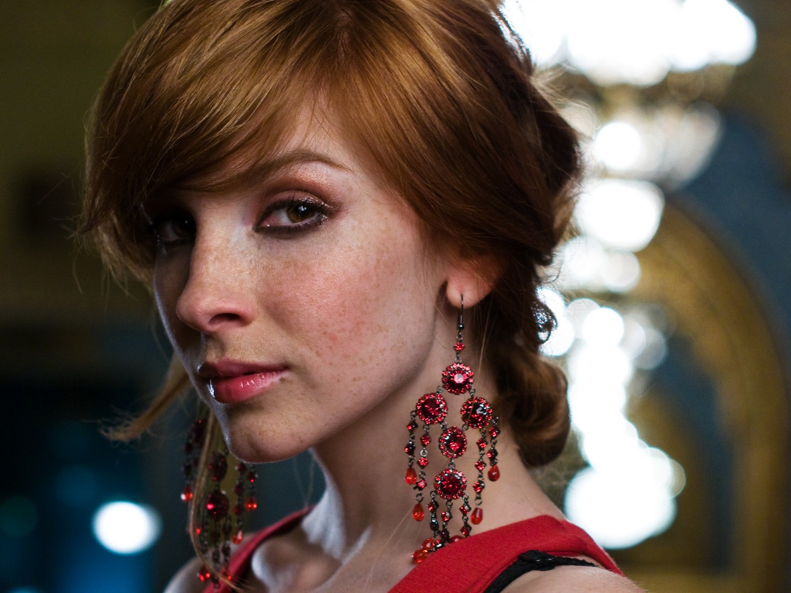 Redhead Freckles Vica Kerekes 1600x1200