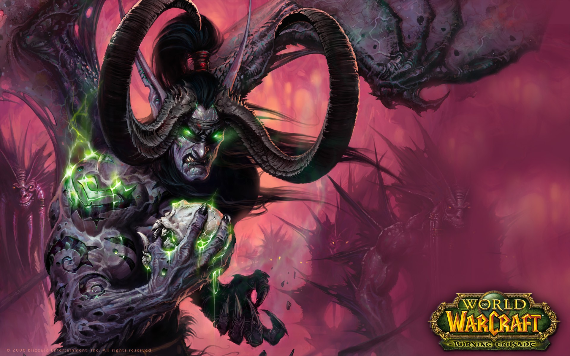 World Of Warcraft World Of Warcraft The Burning Crusade Illidan Stormrage 1920x1200