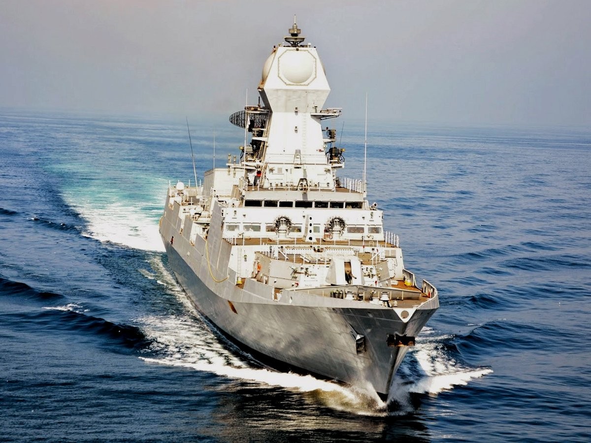 Warship Kolkata Class Destroyer Indian Navy 1200x900