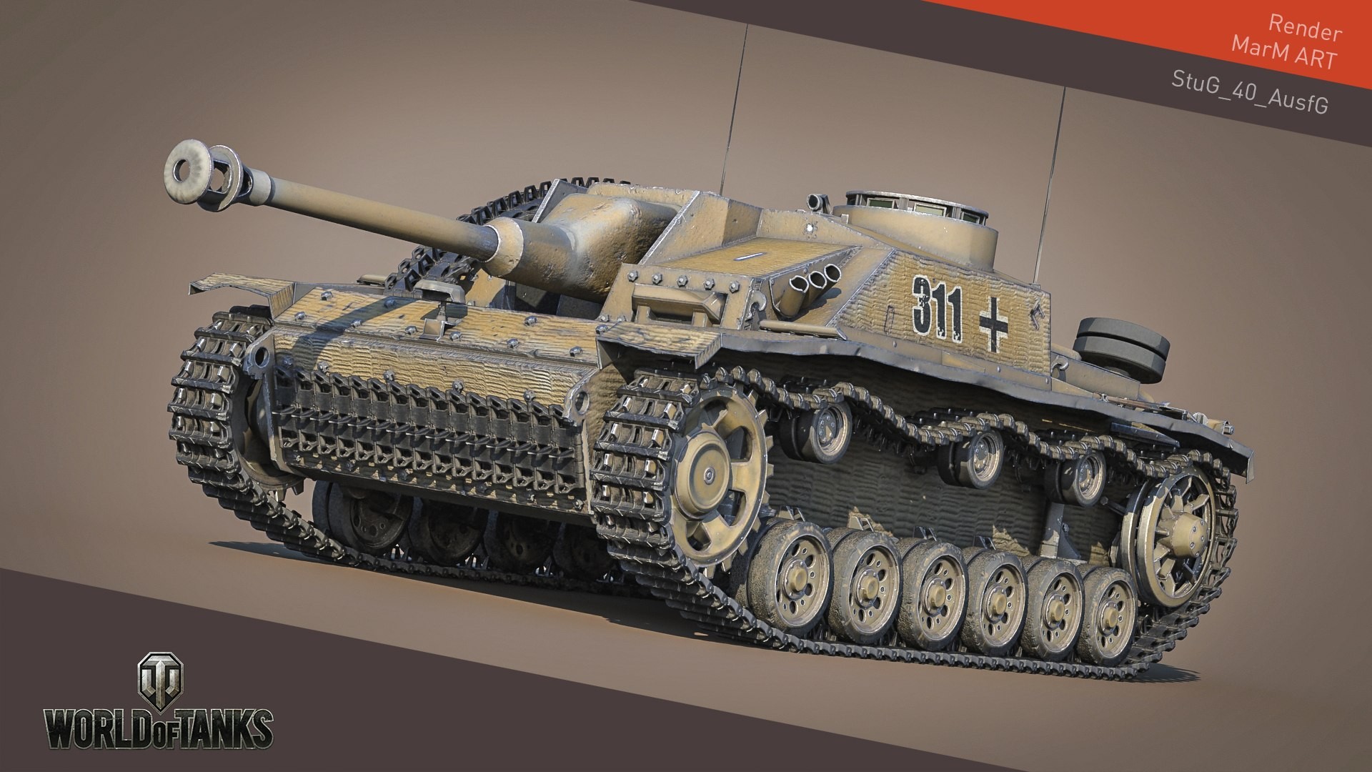 World Of Tanks Tank Wargaming Video Games Render Stug Iii 1920x1080