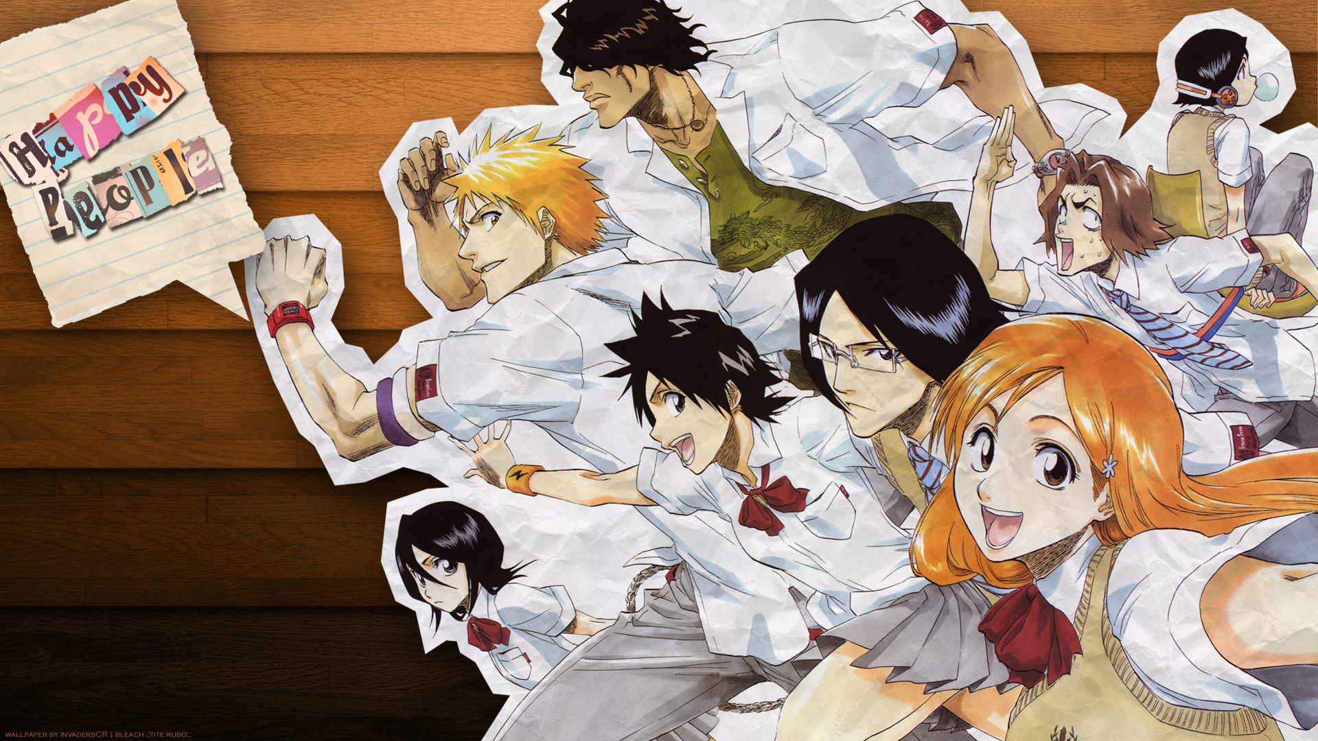 Ichigo Kurosaki Orihime Inoue Yasutora Sado Rukia Kuchiki Uryu Ishida Keigo Asano Mizuiro Kojima Tat 1920x1080