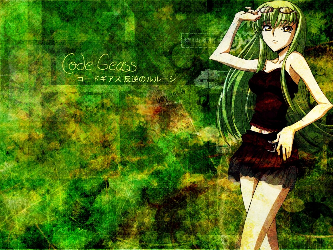 Anime Code Geass Anime Girls C C Glasses 1280x960