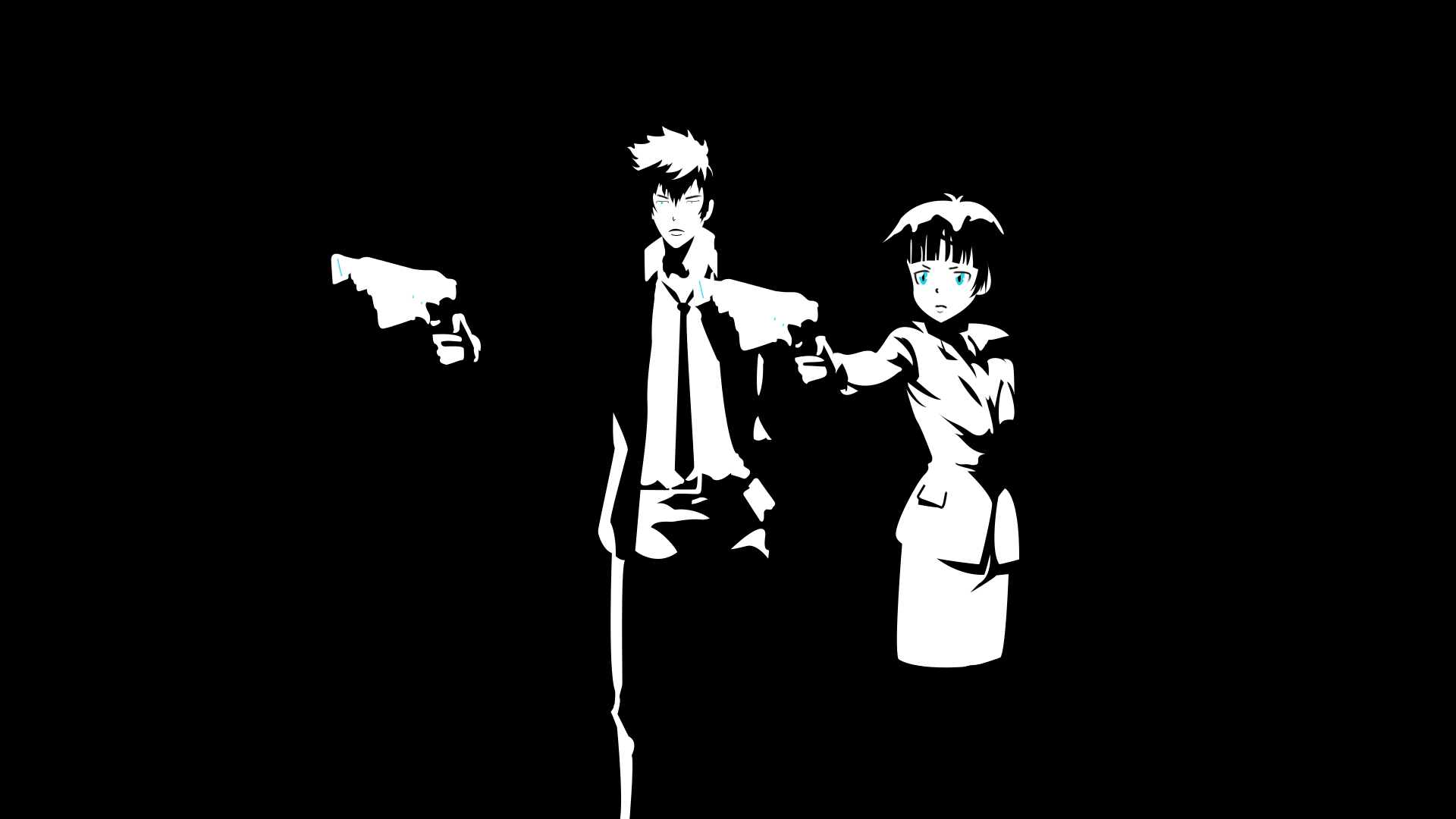 Pulp Fiction Parody Kougami Shinya 1920x1080