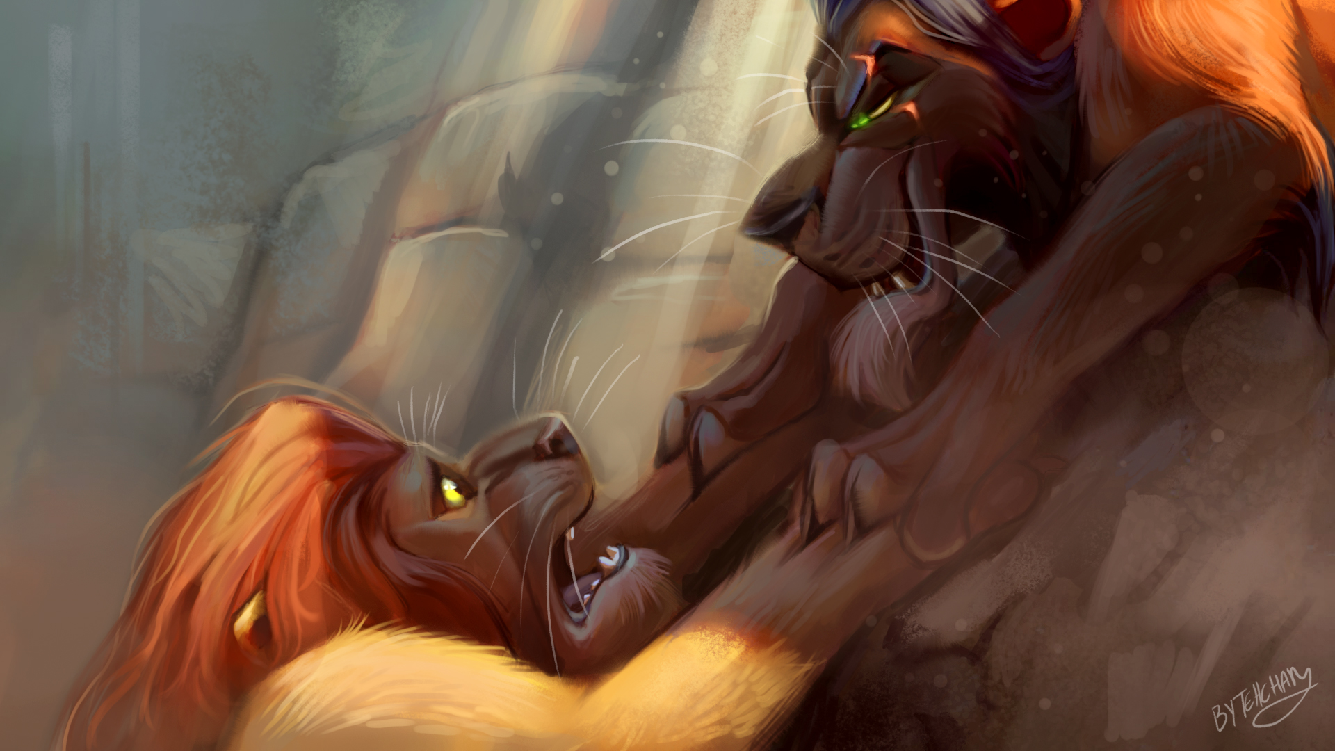 The Lion King Animals Lion Mufasa Movies Artwork 1920x1080