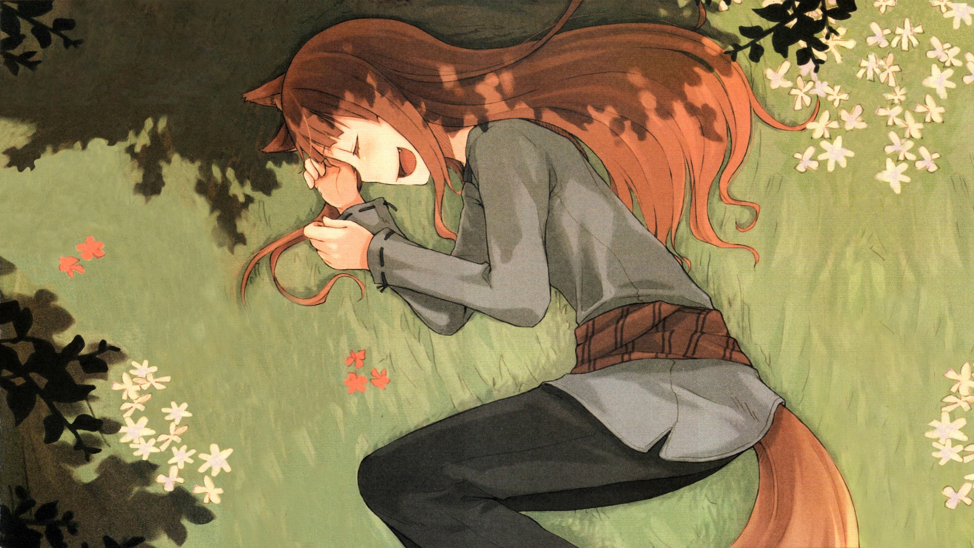 Holo Spice And Wolf Spice And Wolf Anime Girls Okamimimi 1920x1080