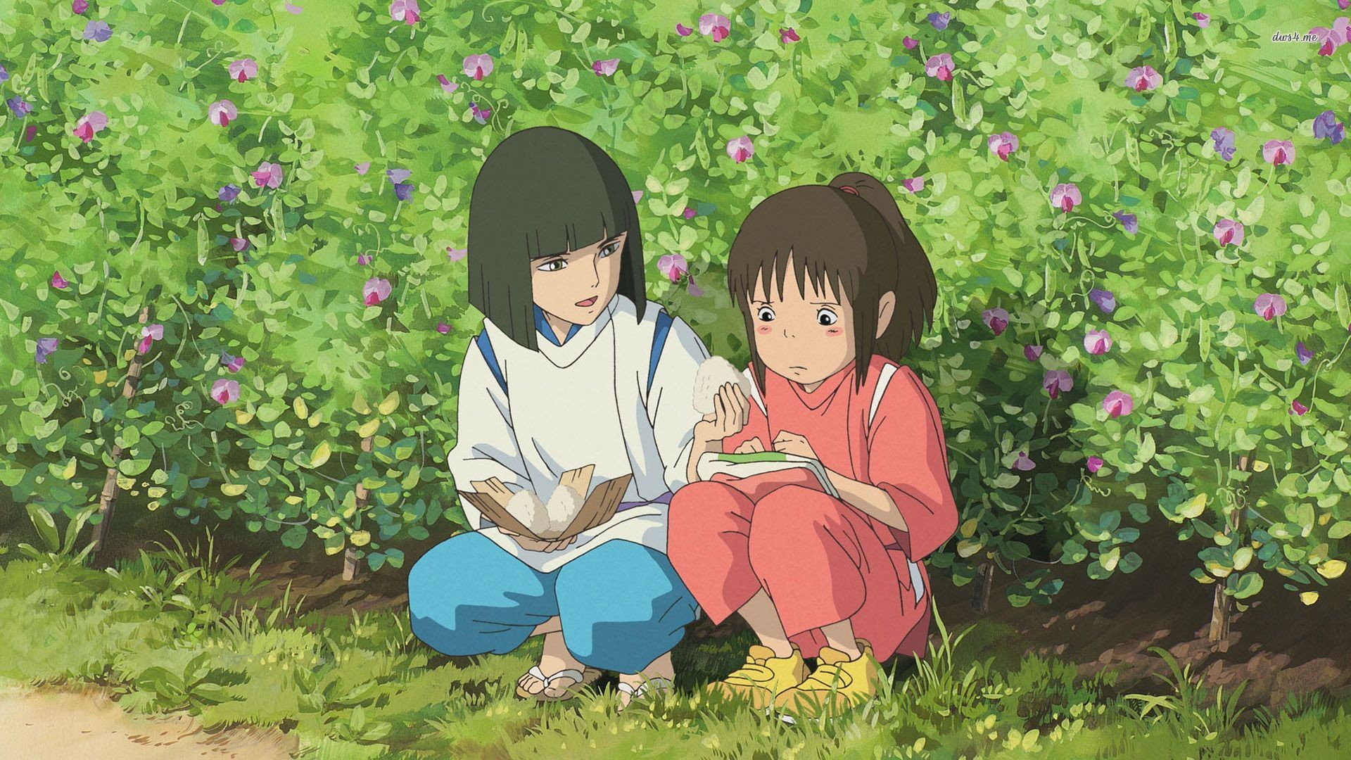 Chihiro Spirited Away Haku Anime Boys Anime Girls Hayao Miyazaki 1920x1080