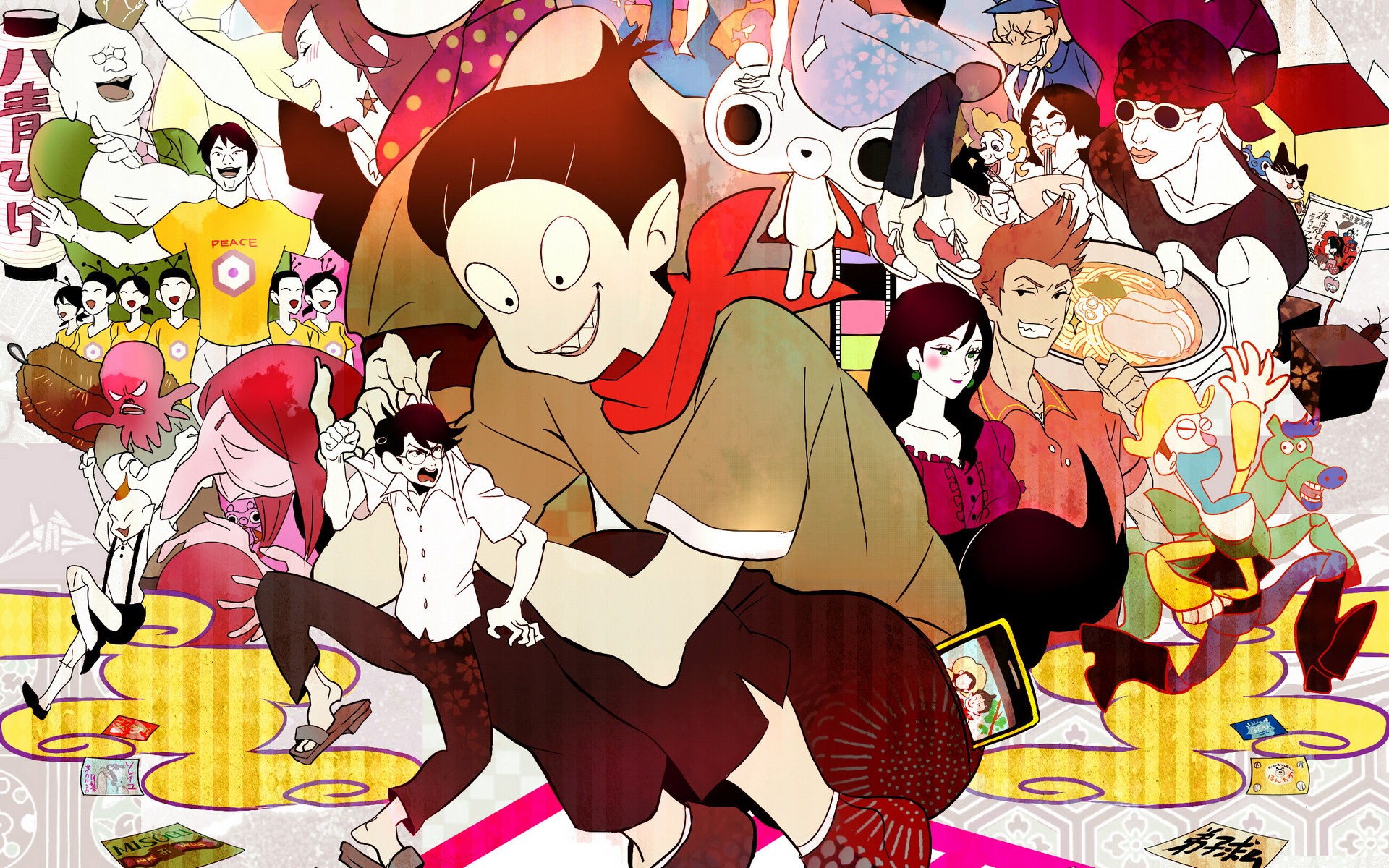 Anime The Tatami Galaxy Ozu Yojouhan Shinwa Taikei 1920x1200