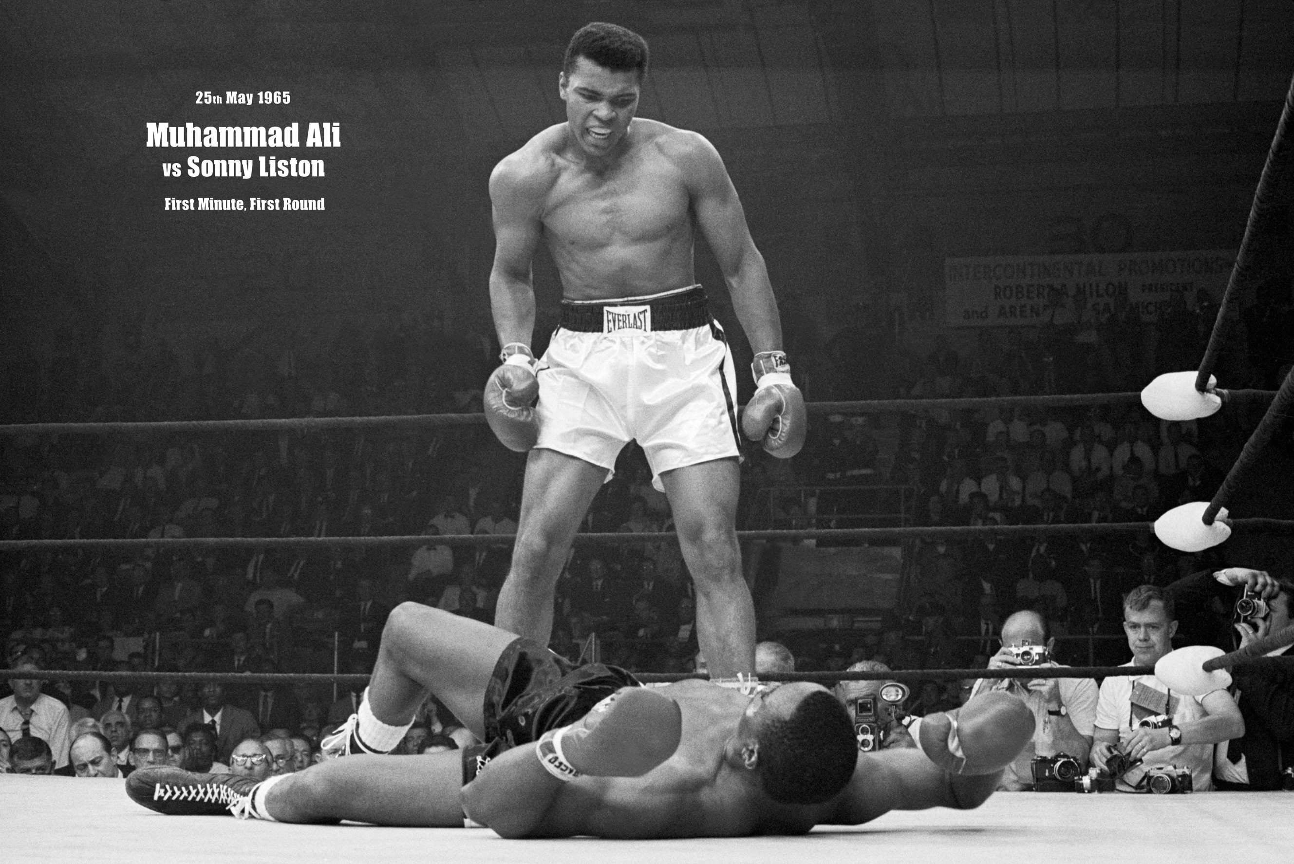 Muhammad Ali Boxing Sports Monochrome Men 2657x1774