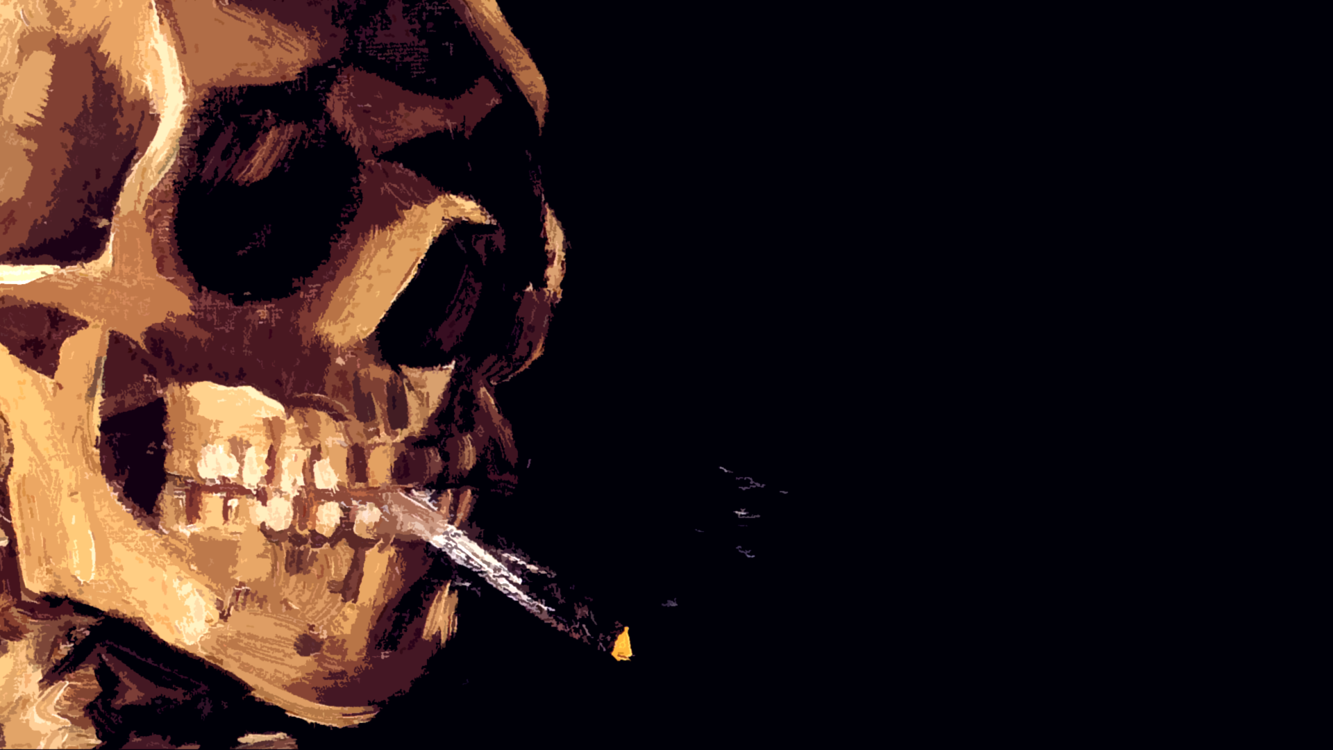 Smoking Skull wallpaper by MsGanjaGirl  Download on ZEDGE  41c1