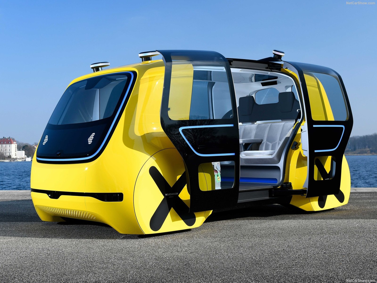Transport 2018 Year Volkswagen Concept Car Vehicle 1600x1200