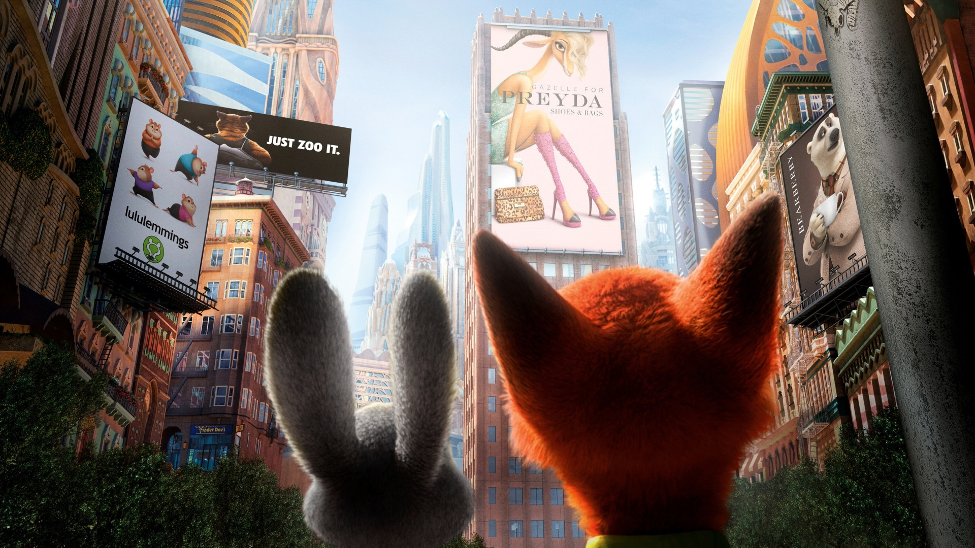 Zootopia Judy Hopps Nick Wilde 1920x1080