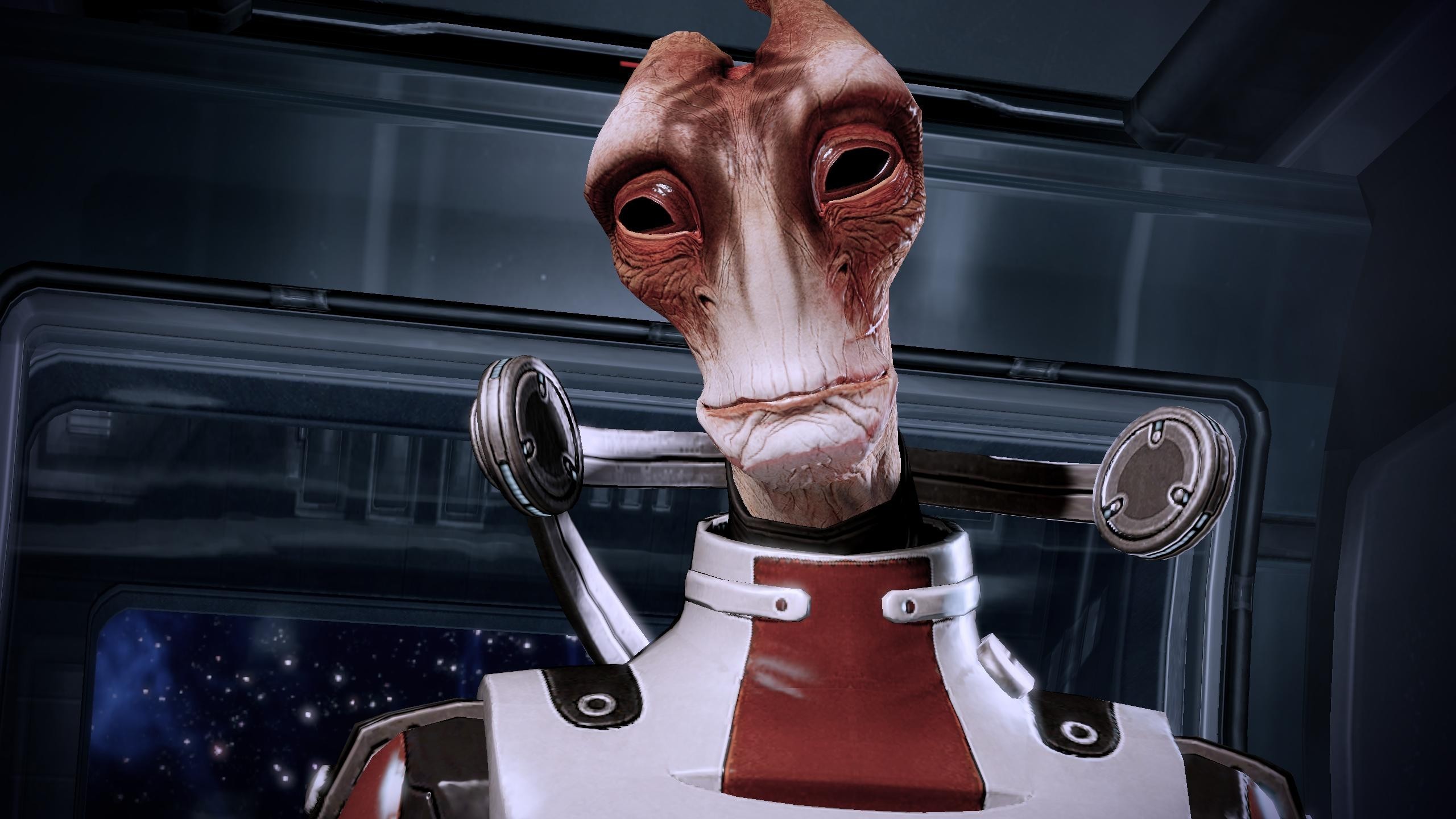 Mass Effect Mass Effect 2 Mass Effect 3 Mordin Solus Video Games Aliens 2560x1440