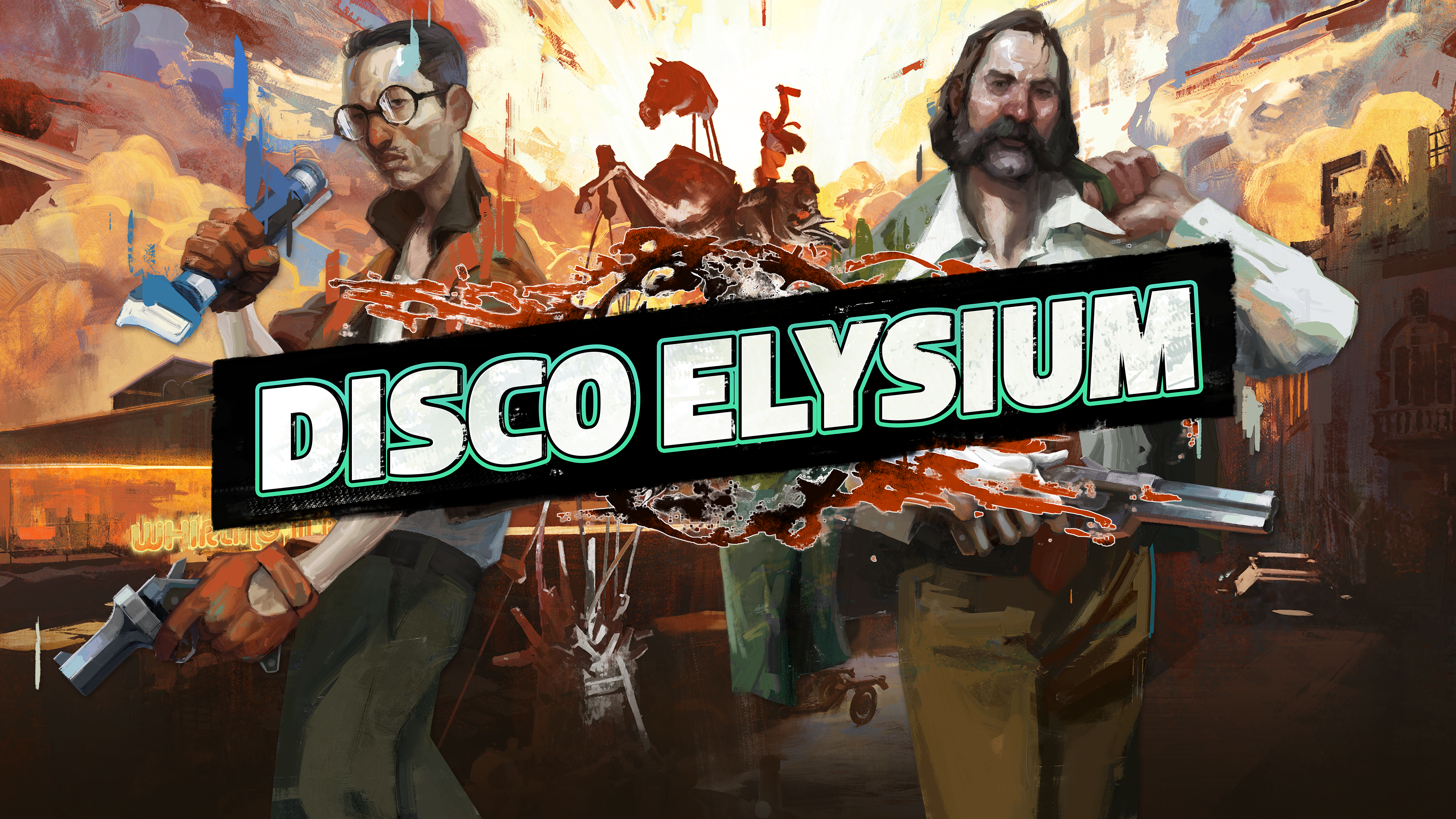 Disco Elysium Cover Art Game Logo Video Games 3840x2160