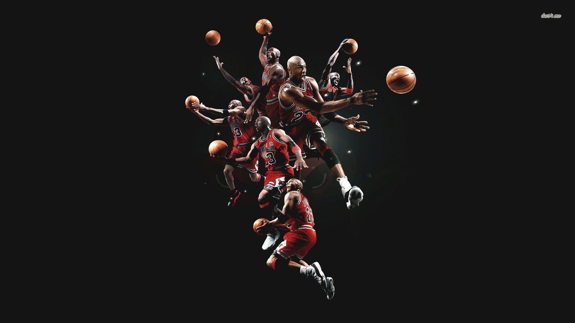 Michael Jordan Chicago Bulls Basketball 1920x1080