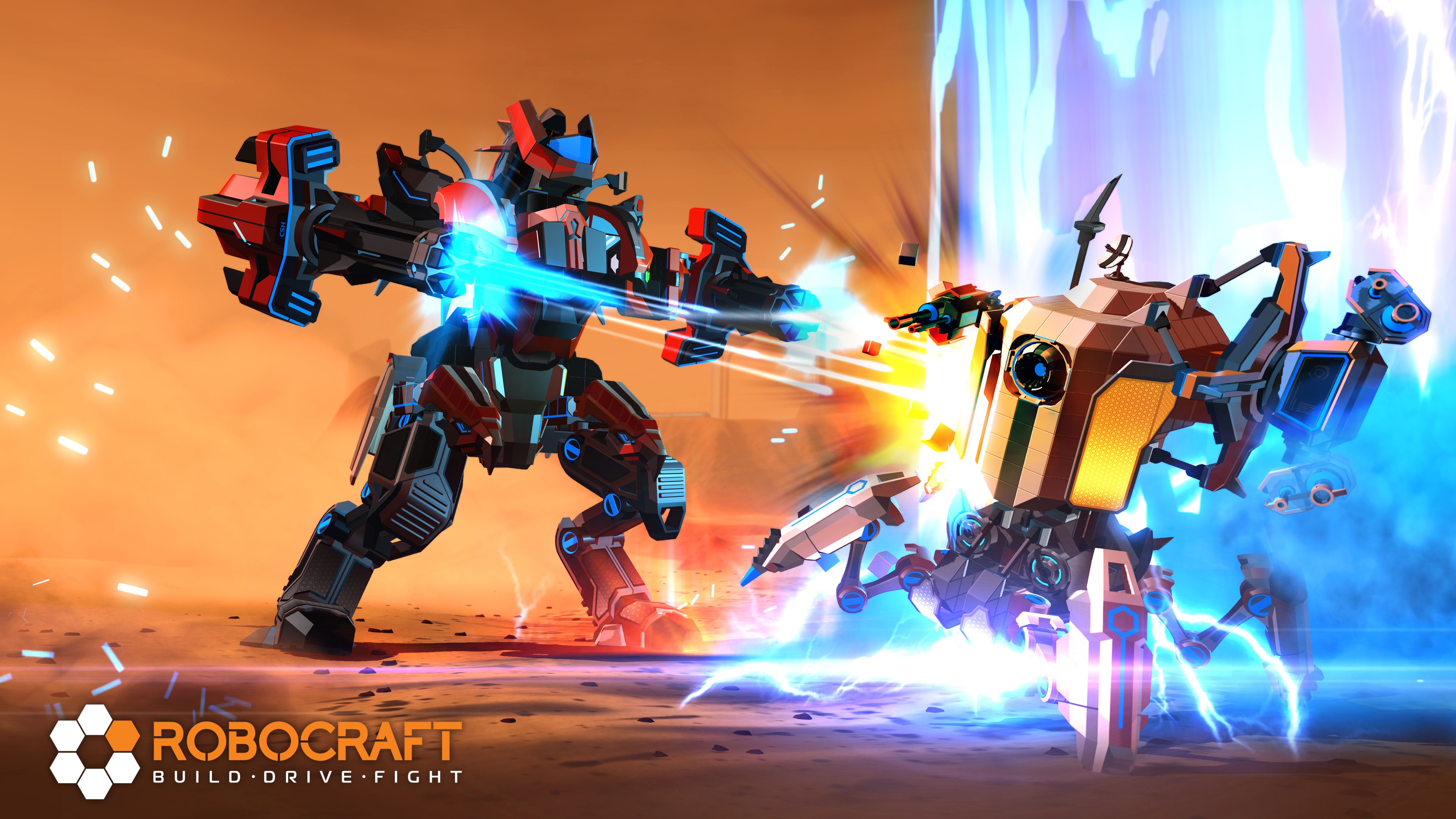 Robocraft Robot Video Games 3840x2160