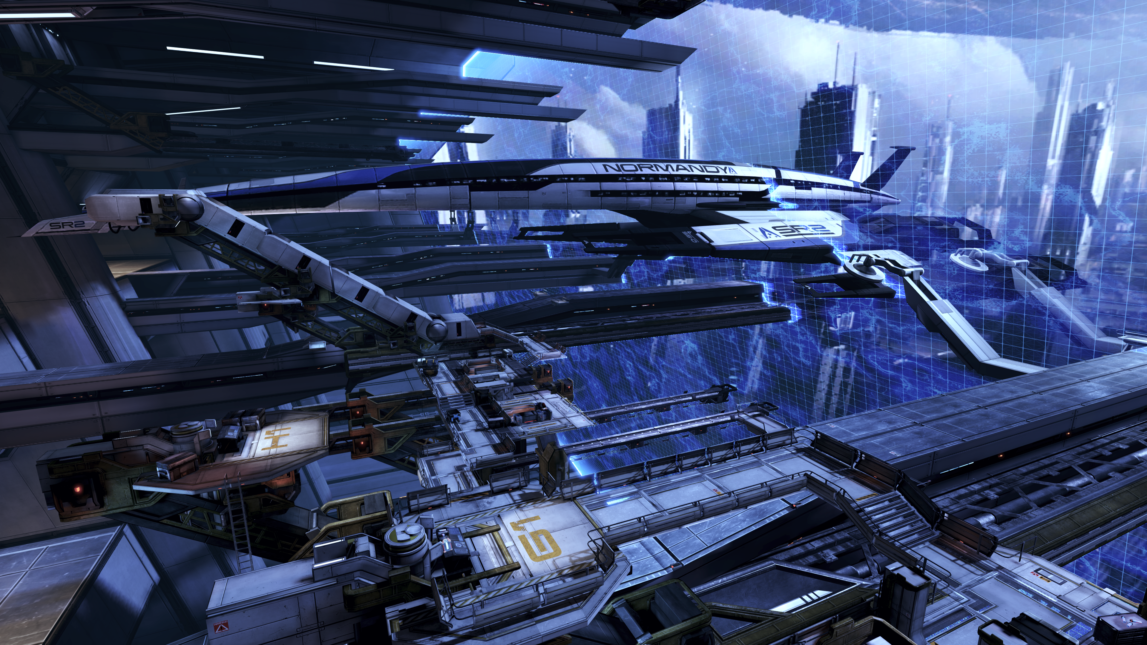 Mass Effect Citadel Mass Effect Normandy SR 2 Science Fiction Mass Effect 3 3840x2160