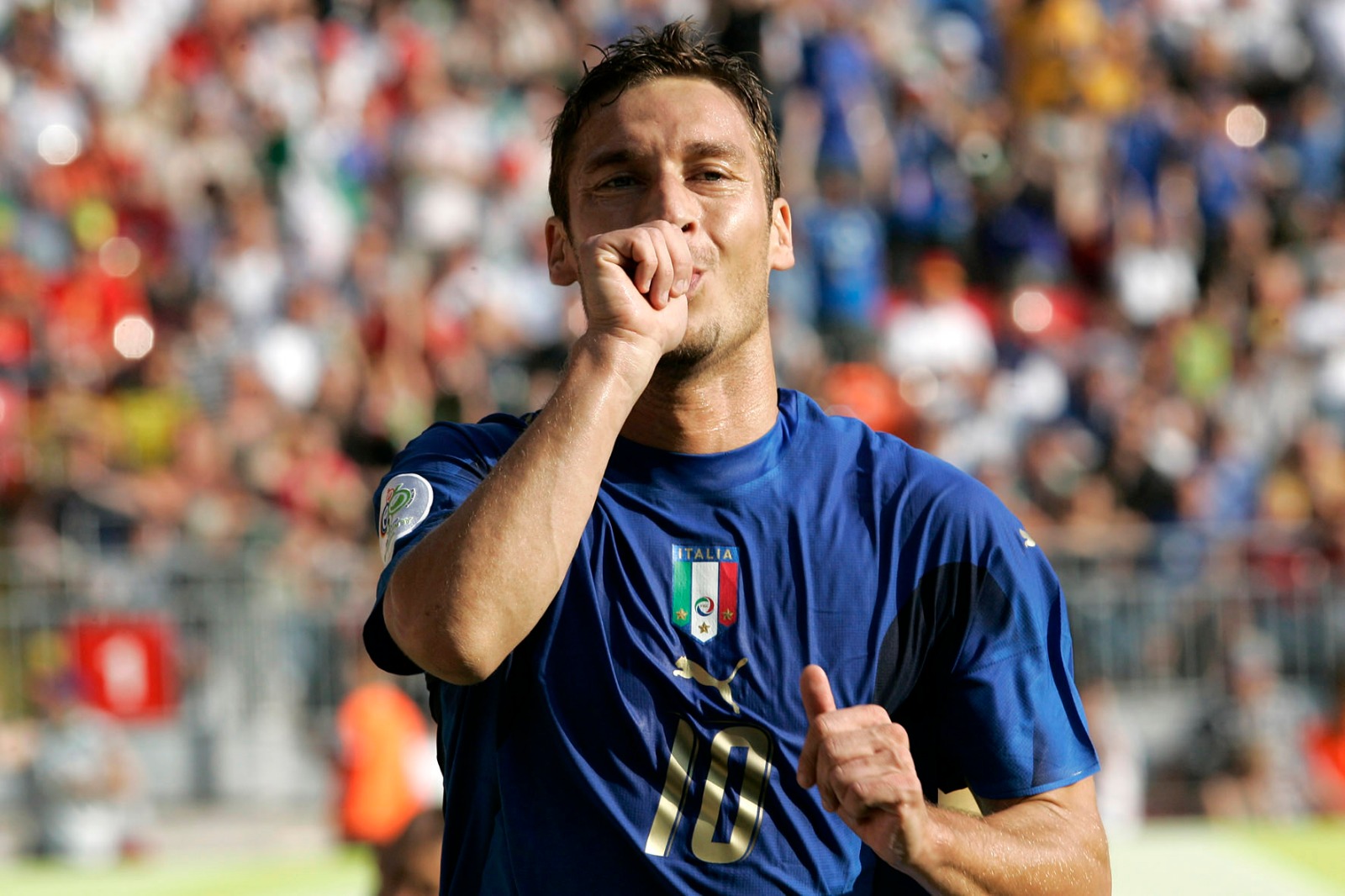 Francesco Totti Italy Rome AS Roma ASR Puma FiFA FiFA World Cup Goal Football Soccer Football Player 1600x1066